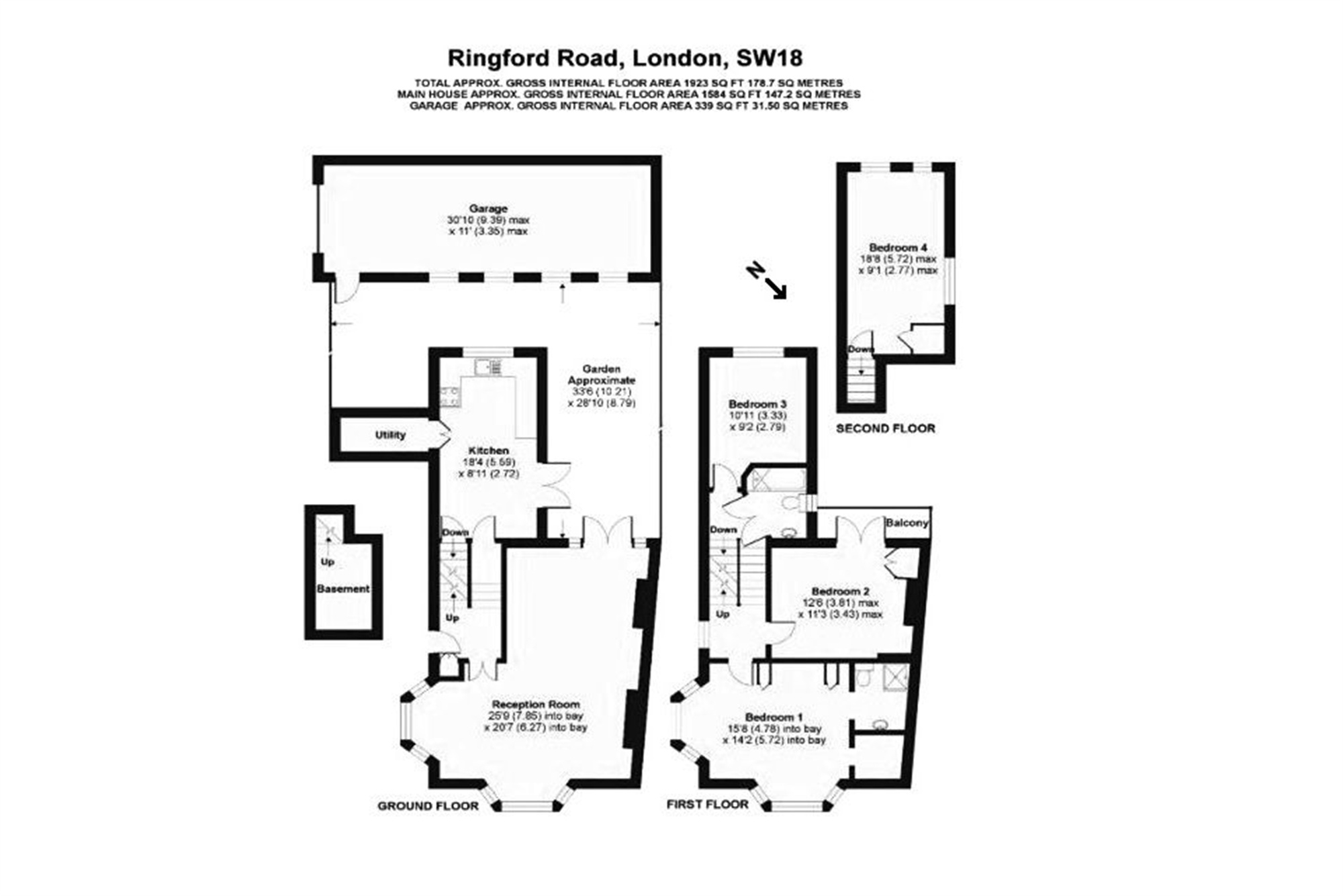 4 Bedrooms End terrace house to rent in Ringford Road, Wandsworth, London SW18