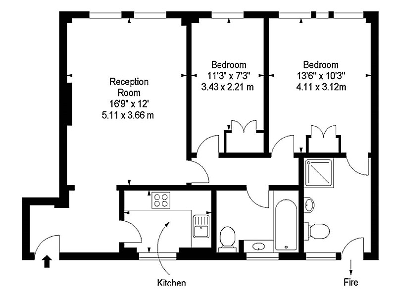 2 Bedrooms Flat to rent in Fulham Road, South Kensington, London SW3
