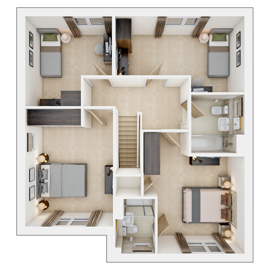 The Chalham - Plot 52, Frobisher Meadows, Station Road, Altofts floorplan
