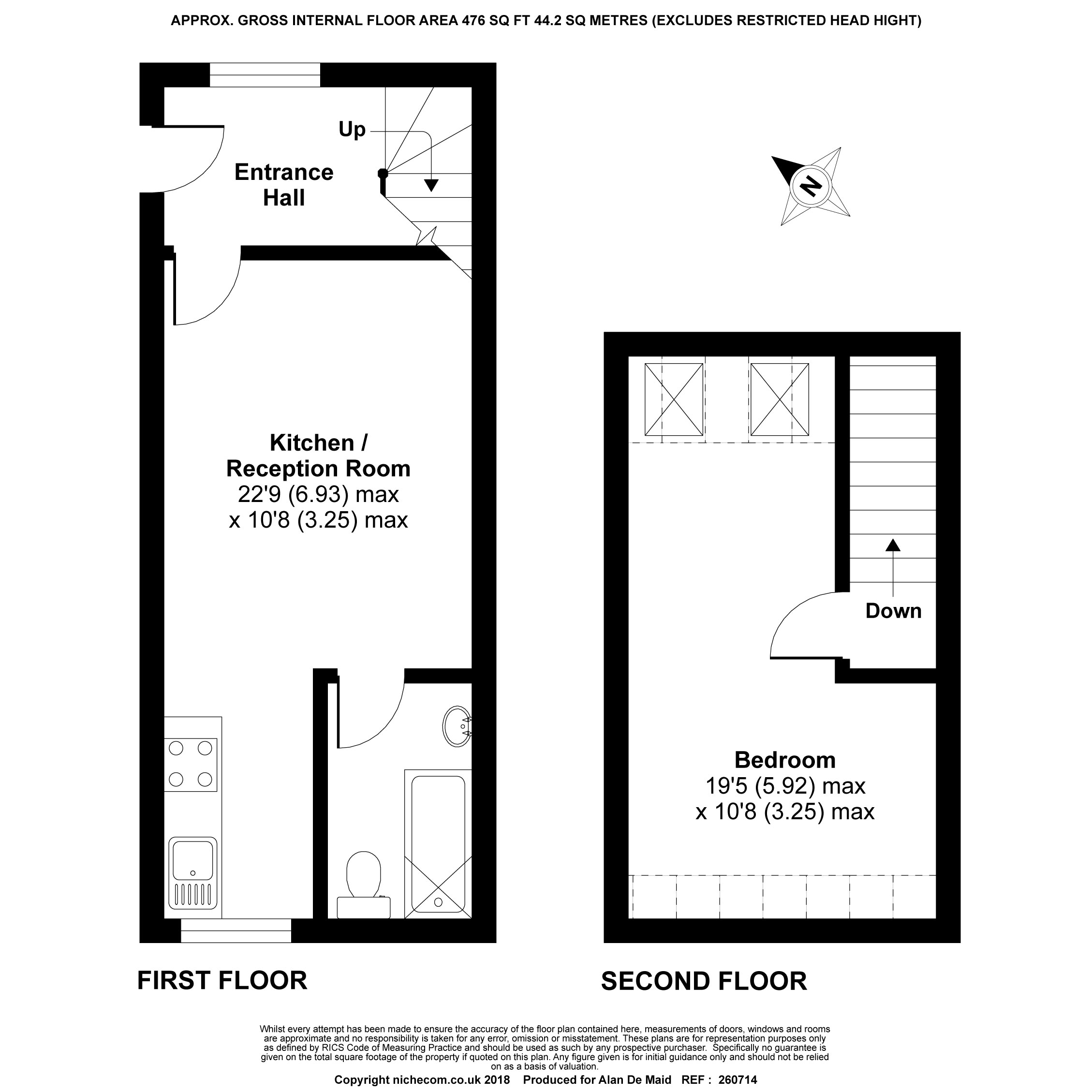 1 Bedrooms Flat to rent in Homesdale Road, Bromley BR1