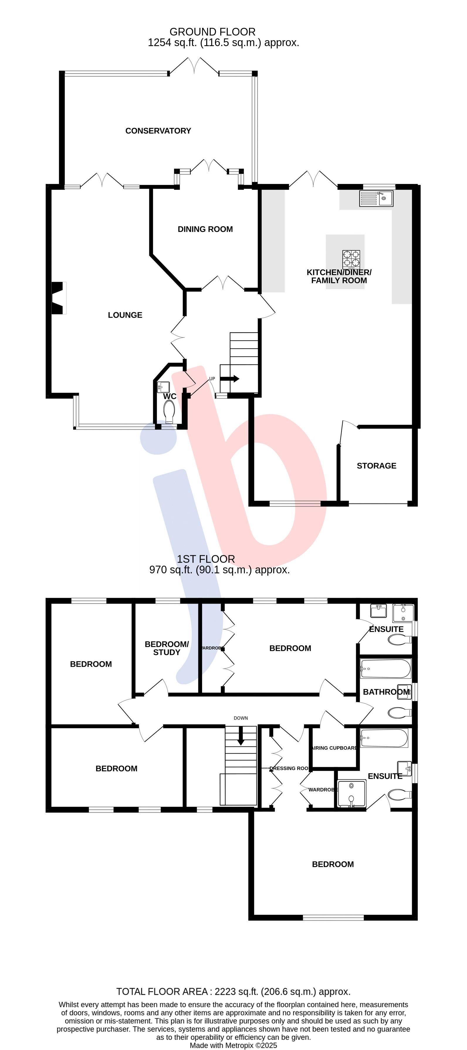 23, Manor House Drive, Newark floorplan