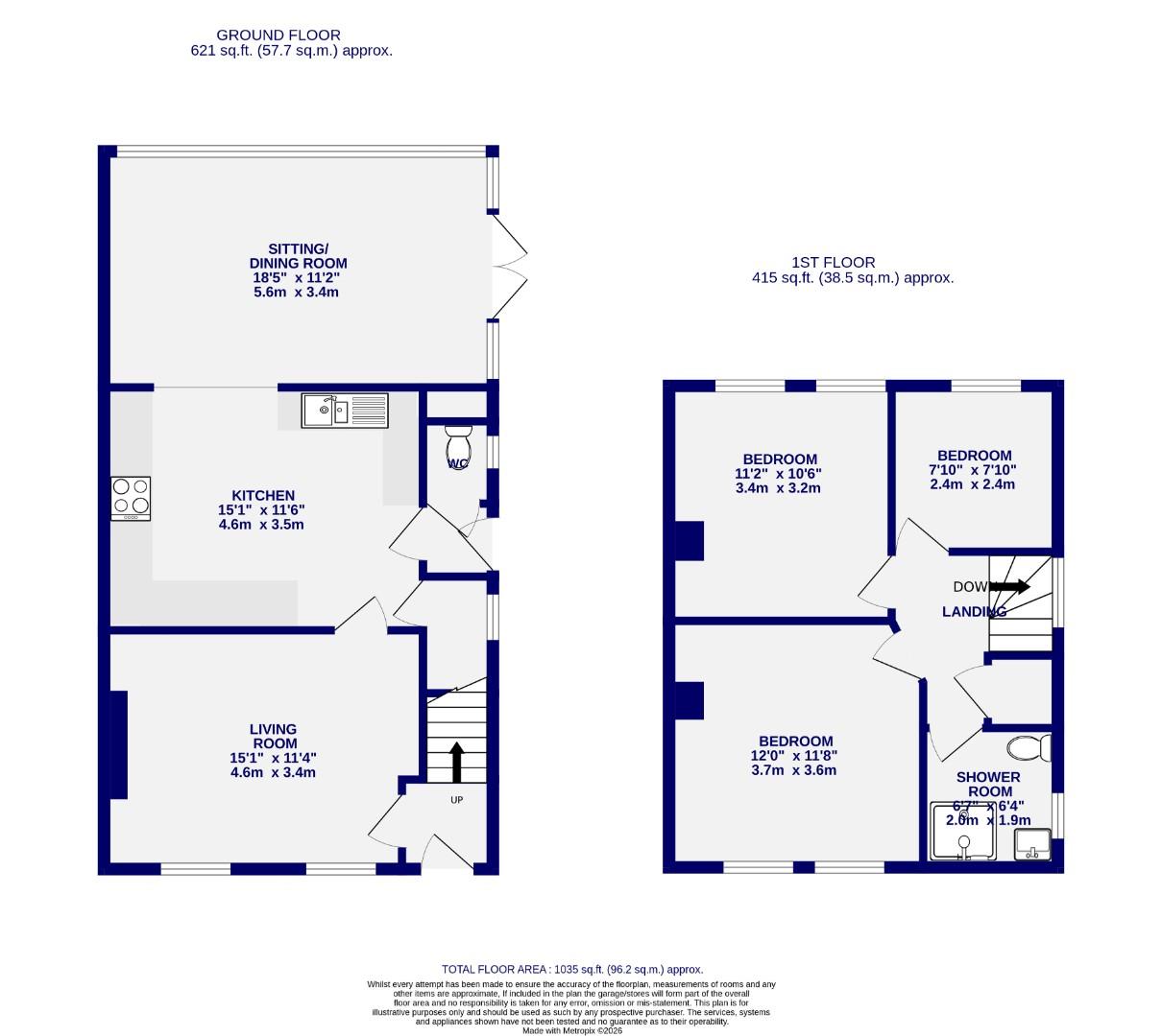 37, Woolnough Avenue, York floorplan