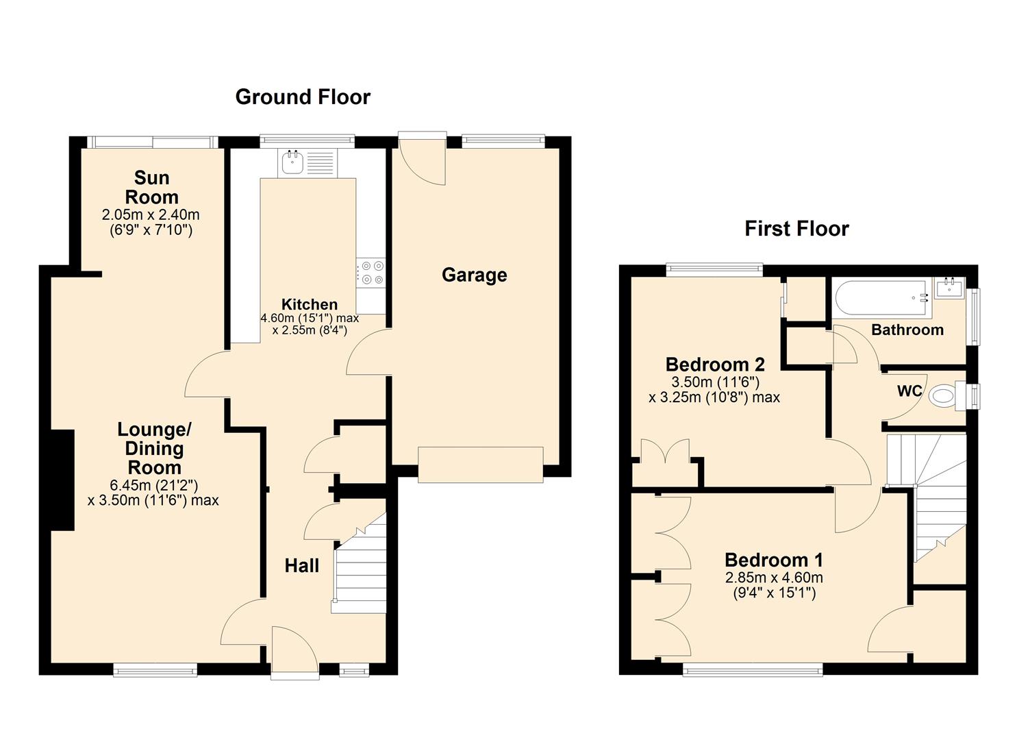 2, Milne Road, Hull floorplan