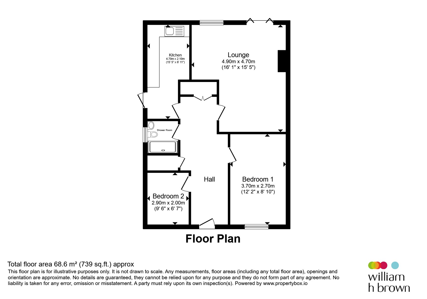 29, Chater Close, Leicester floorplan