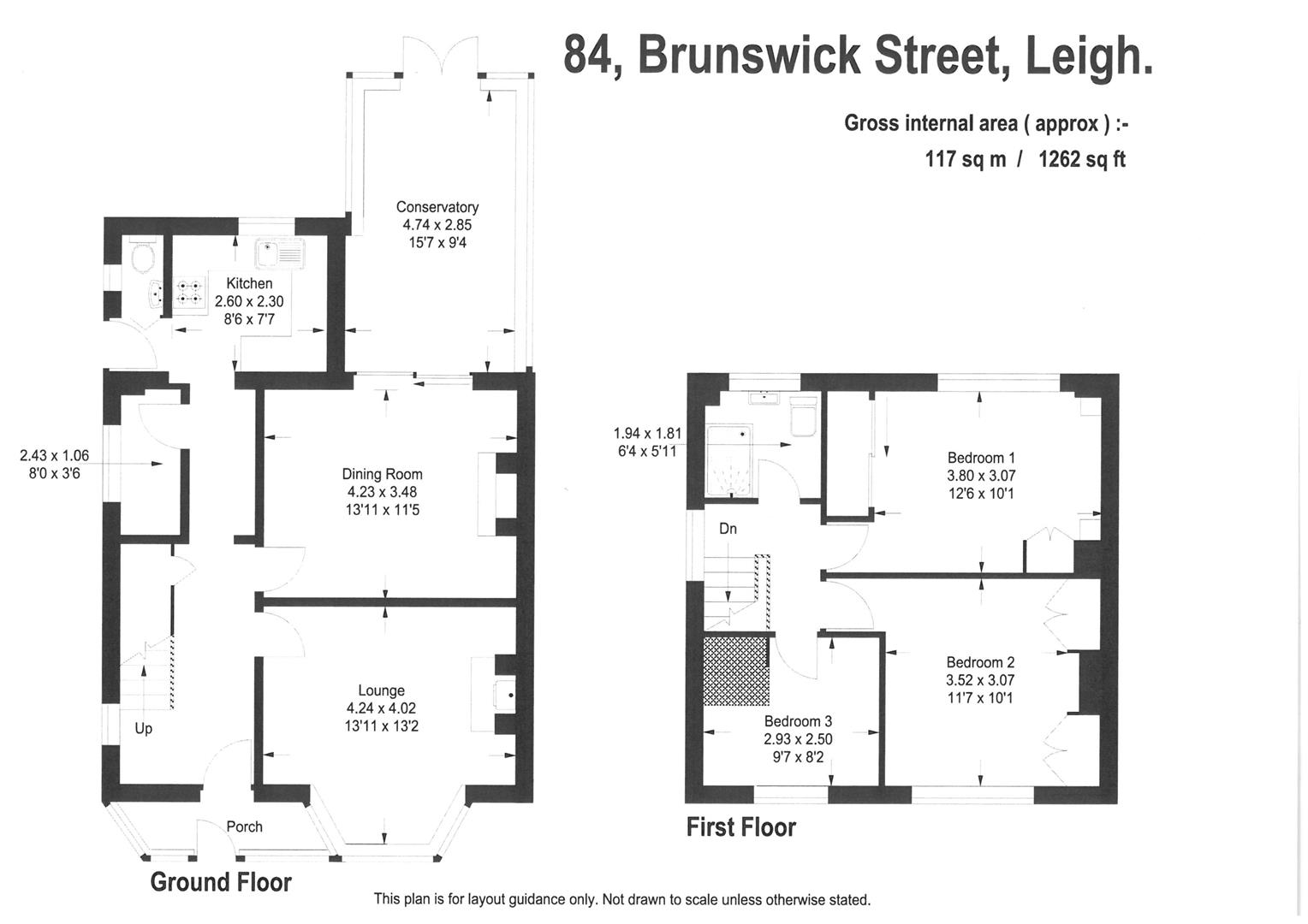Brunswick Street, Leigh WN7, 3 bedroom semidetached house for sale