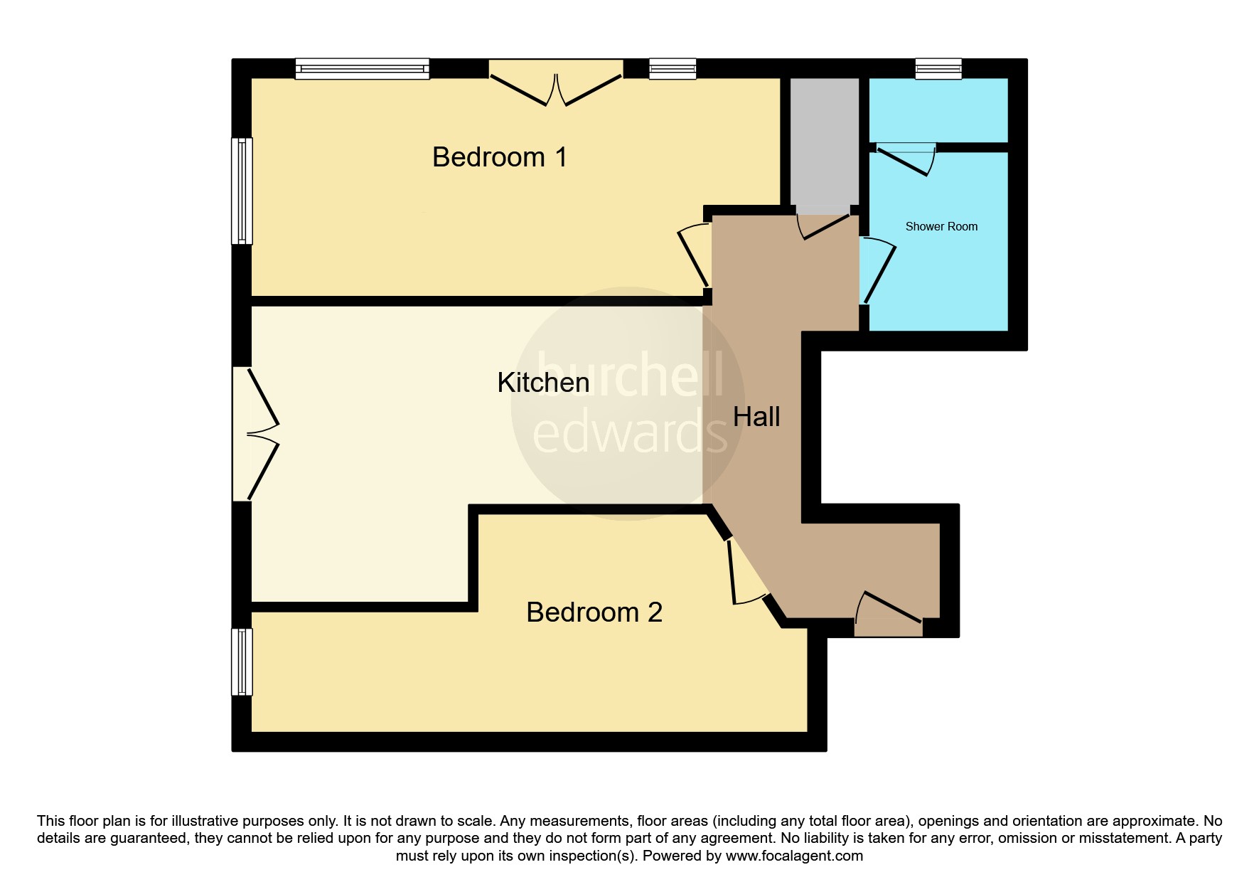 Apartment 19, Lady Well Views, Springwood Gardens, Belper floorplan