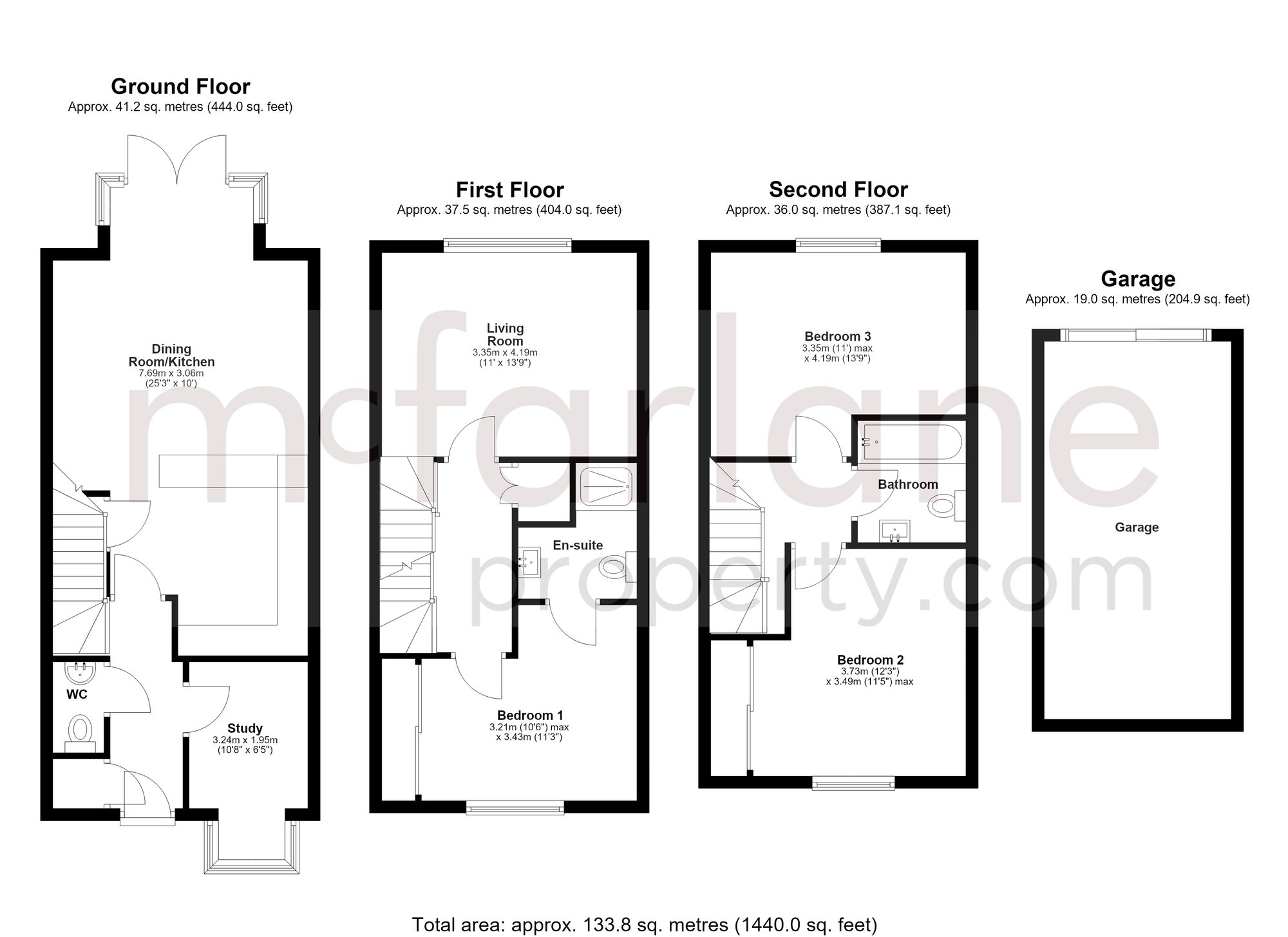 32 Toynbee Avenue, Swindon floorplan