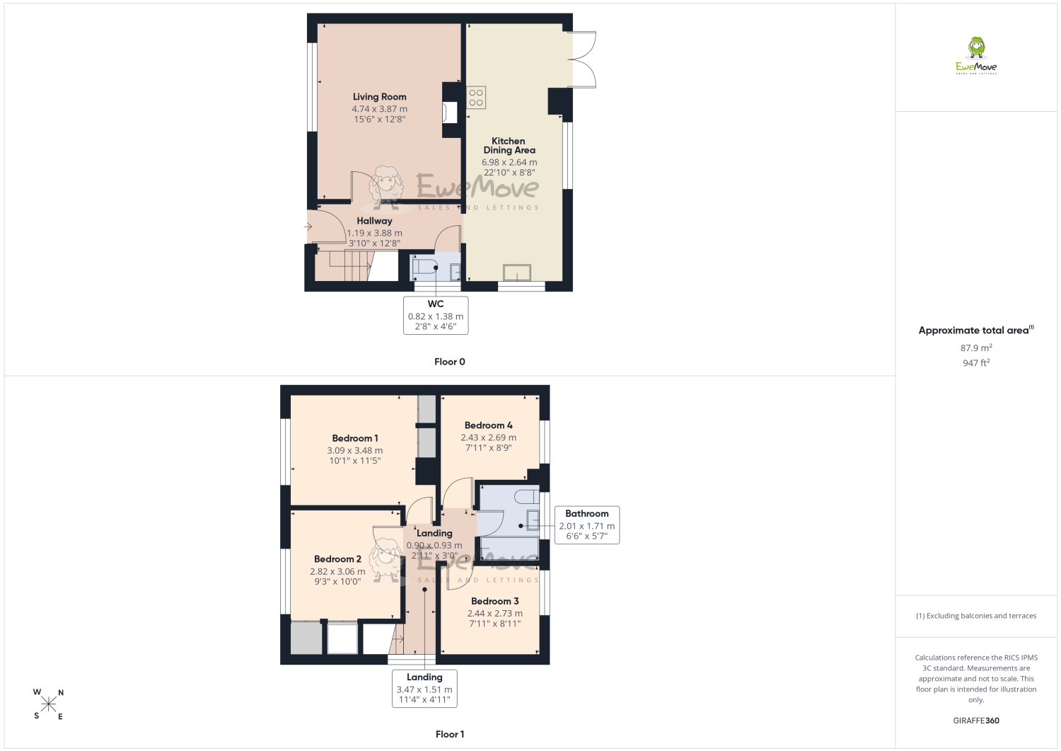 1, LIME KILN ROAD, TIVERTON floorplan