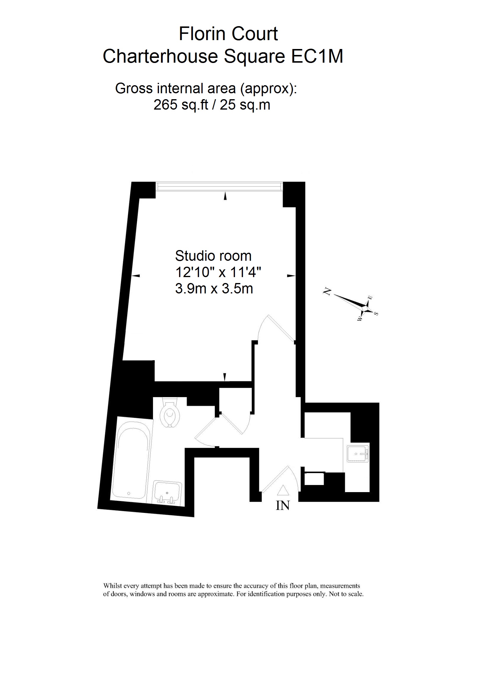 0 Bedrooms Studio to rent in Florin Court, 6-9 Charterhouse Square, Clerkenwell, London EC1M