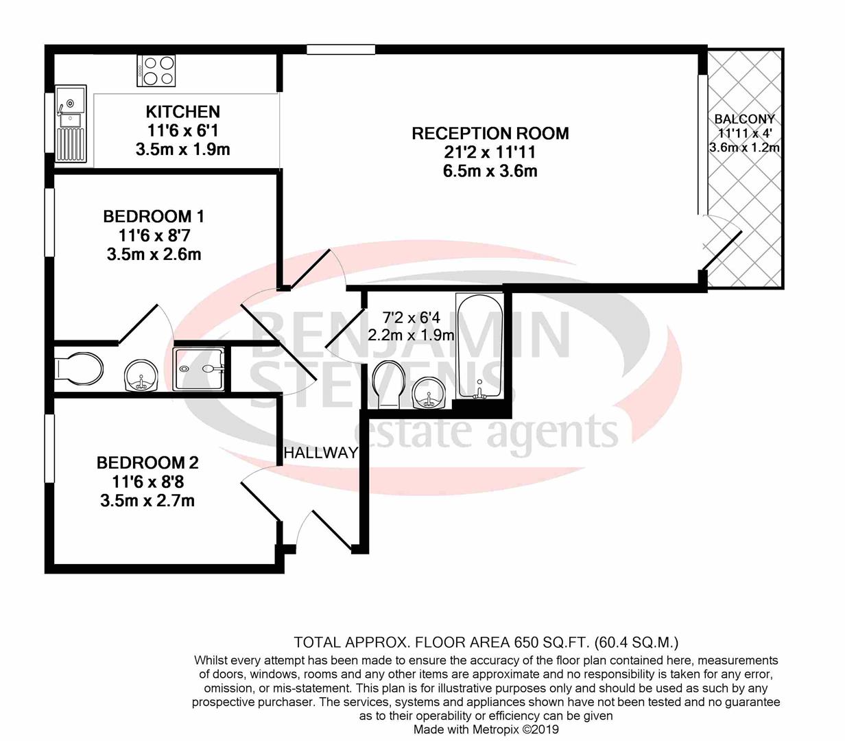 2 Bedrooms Flat for sale in Heybourne Crescent, London NW9