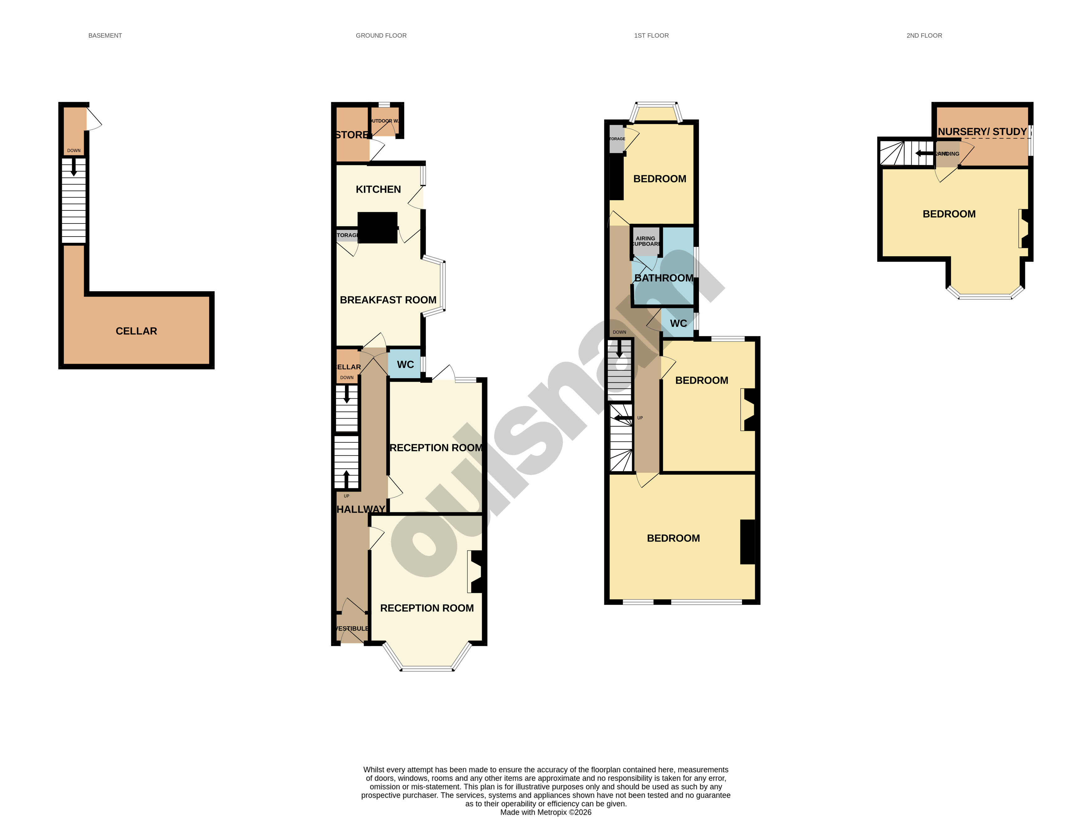 4, Valentine Road, Birmingham floorplan