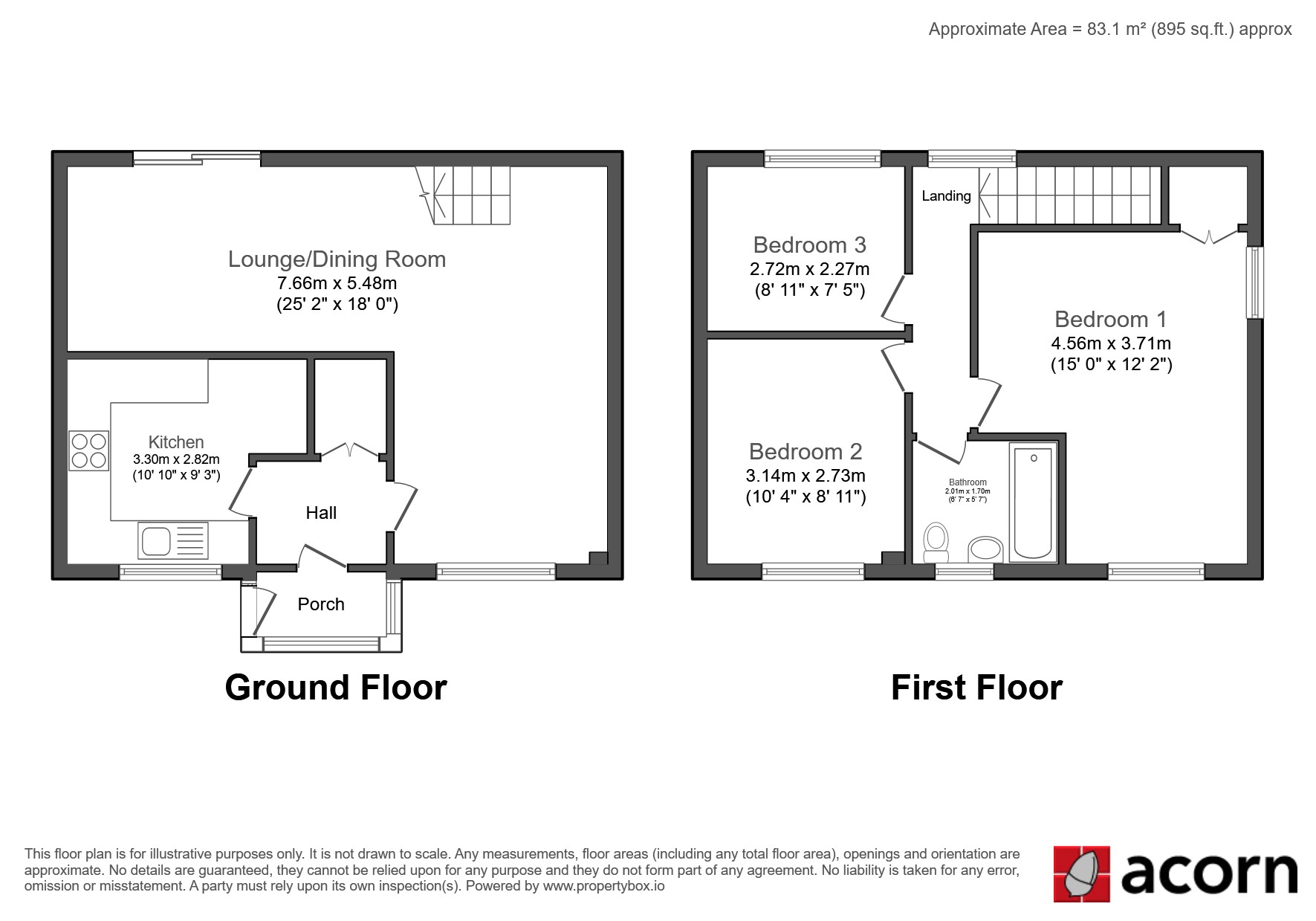 45, Clive Road, Belvedere floorplan