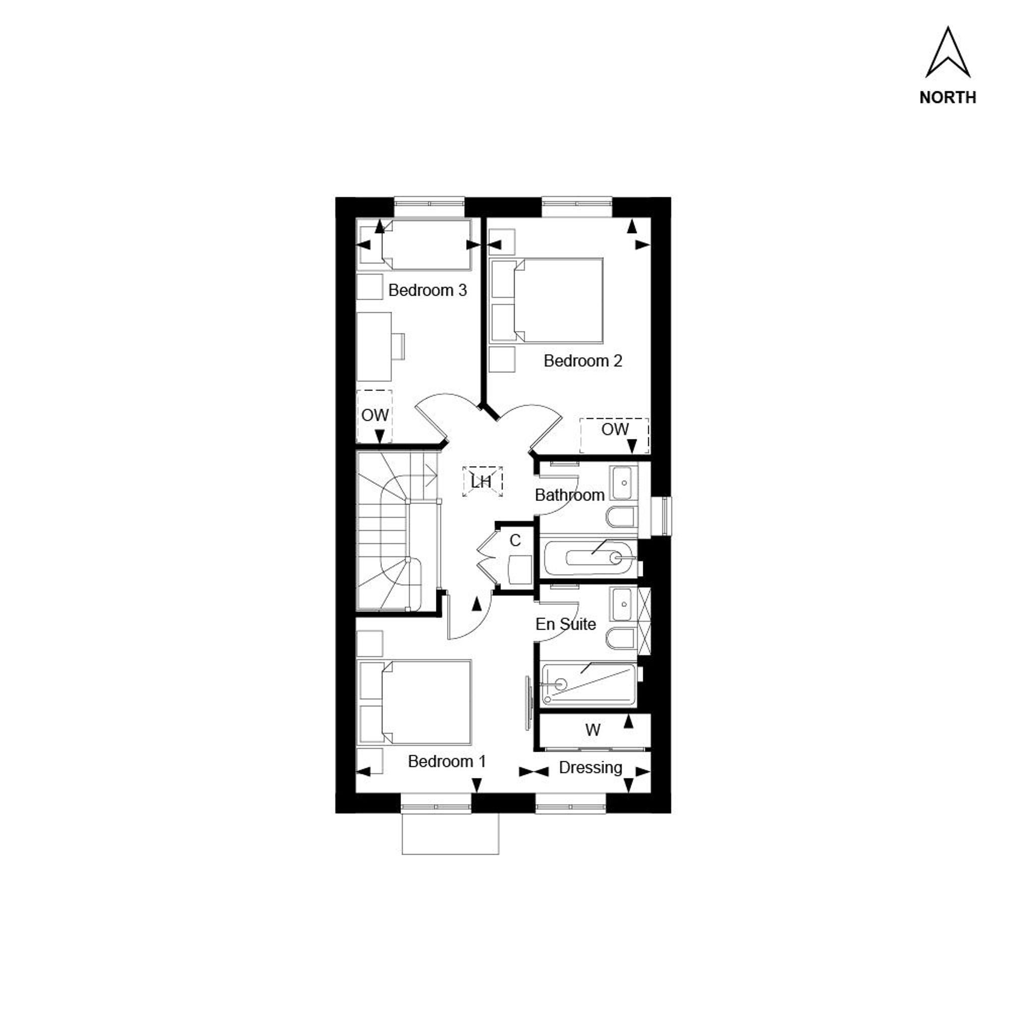 The Russett - Plot 342, The Orchards, Cranleigh floorplan