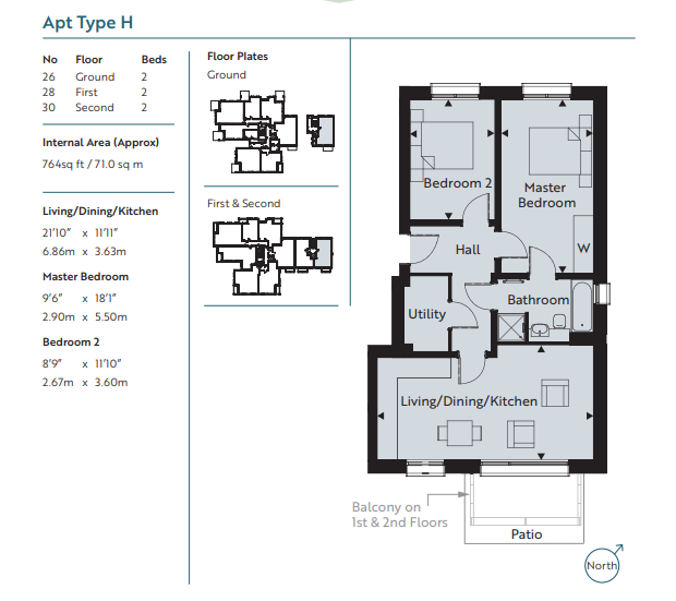 28 Lindfield Place, 18 Farncombe Road, Worthing floorplan