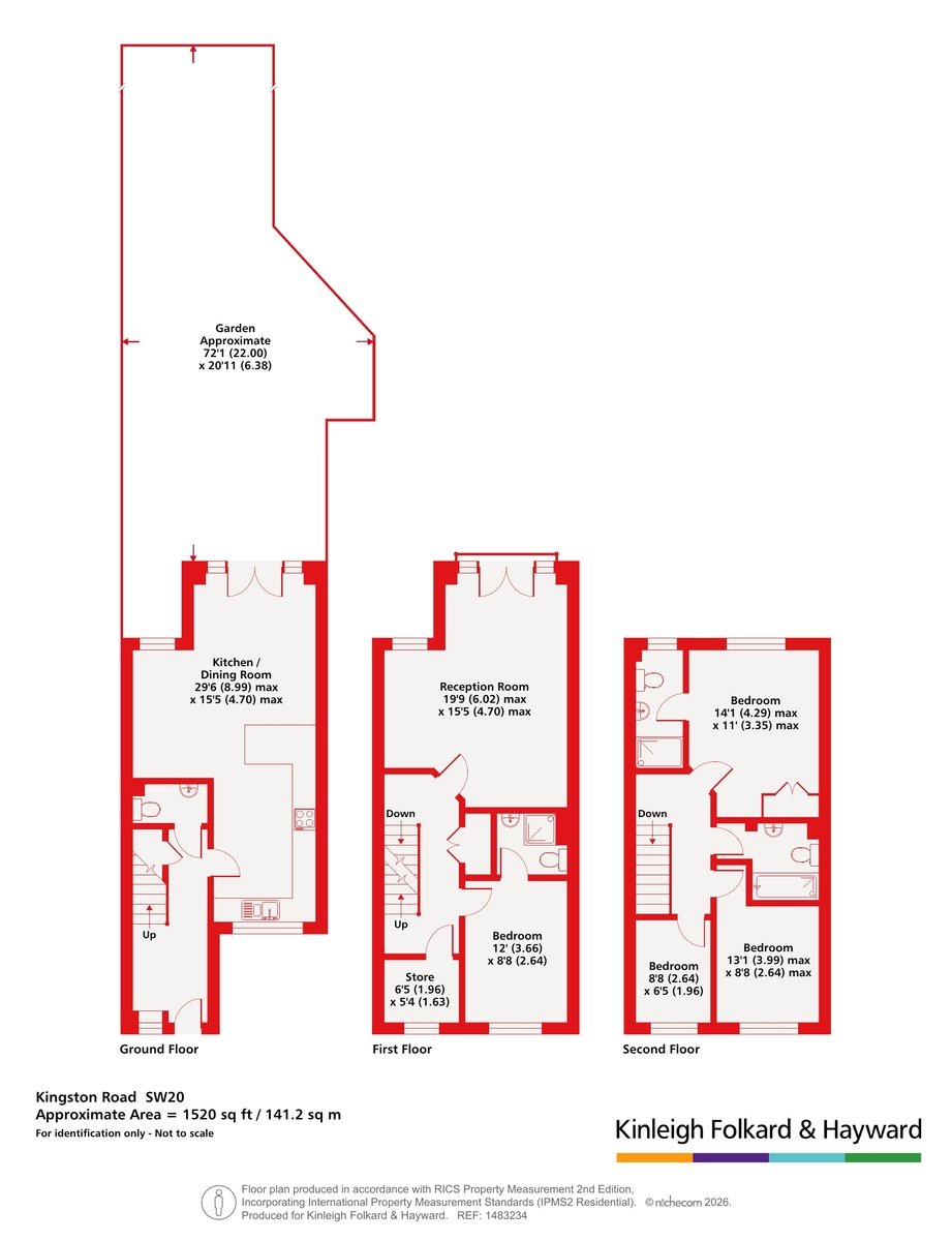 468, Kingston Road, London floorplan