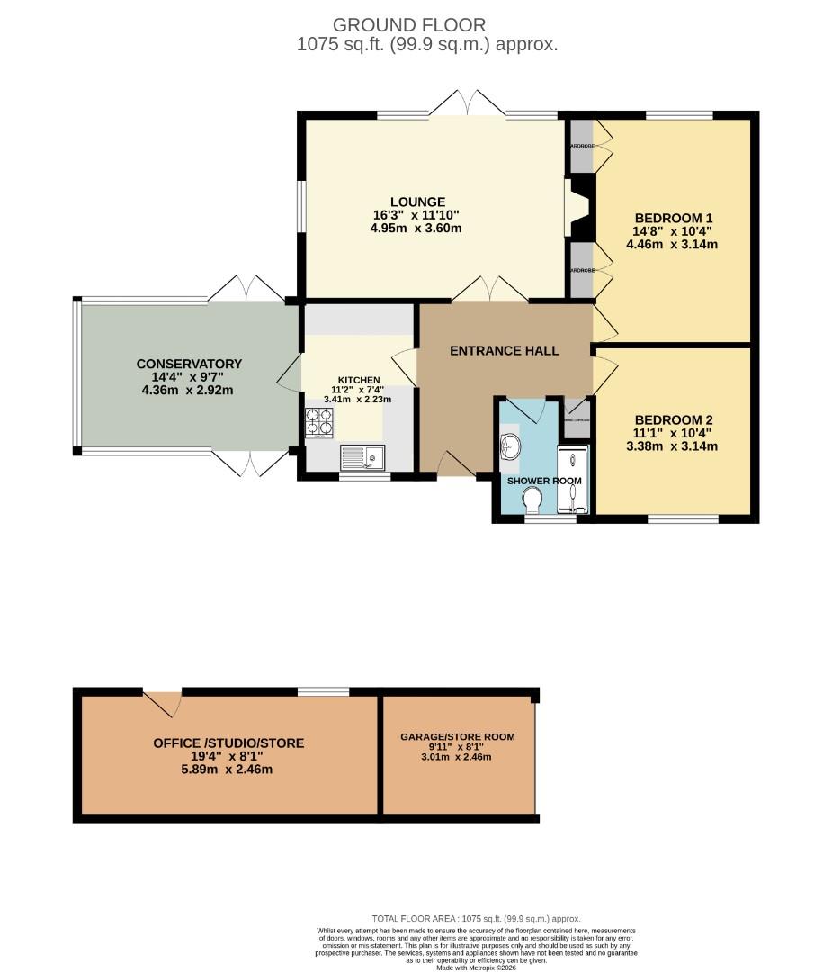 11, Northfield Close, Gamlingay floorplan