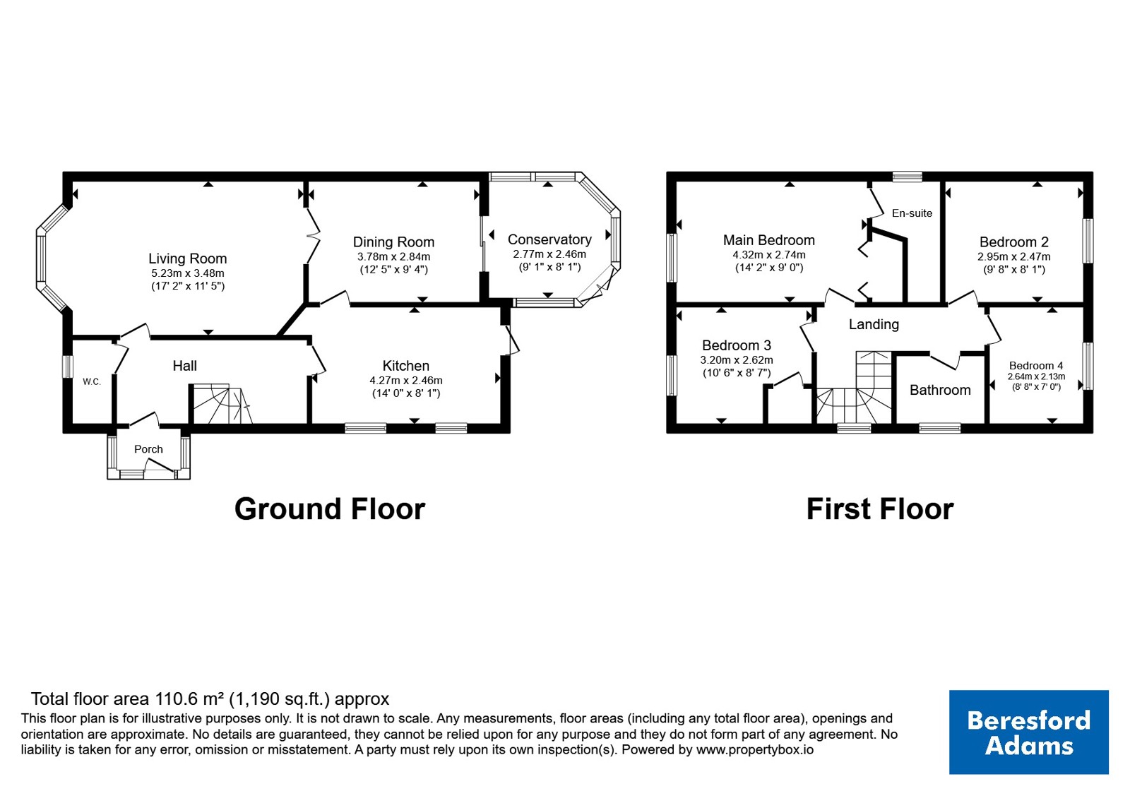 9, Lindfields, Cheshire floorplan