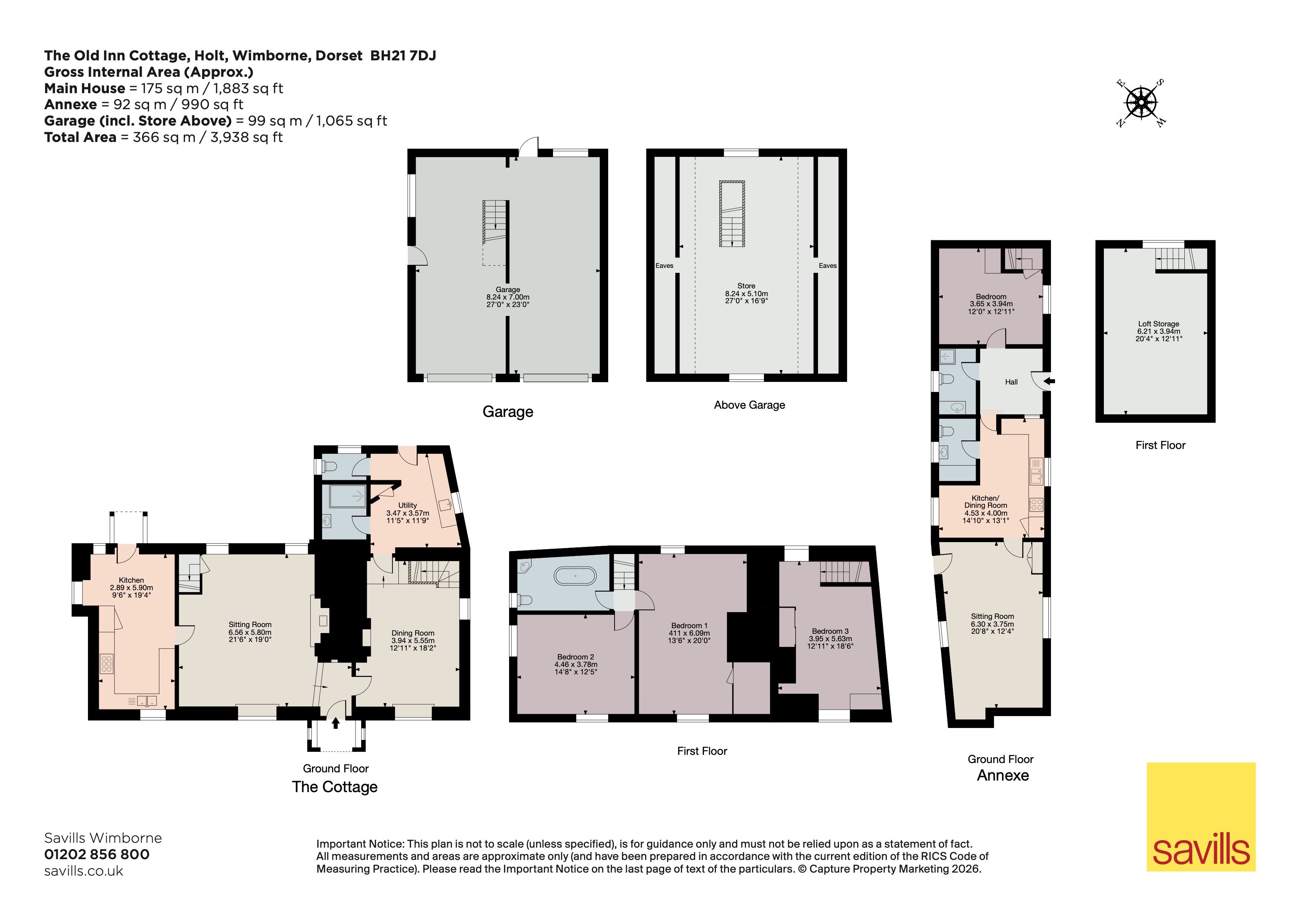The Old Inn Cottage,, Holt, Dorset floorplan