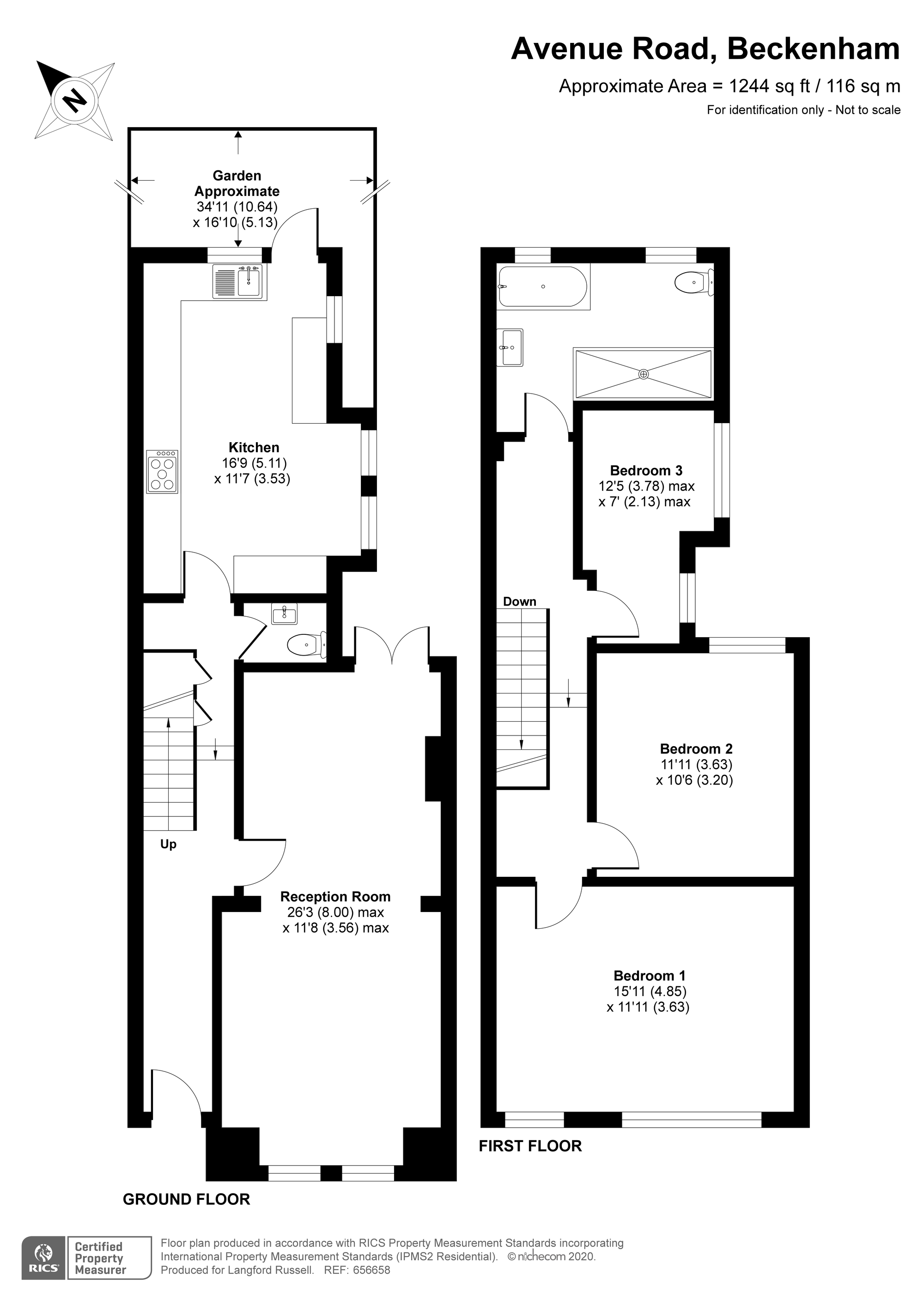 Avenue Road, Beckenham BR3, 3 bedroom terraced house for sale