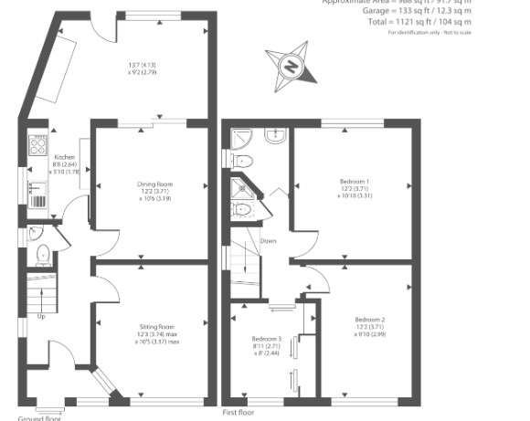 Room 1, 82, Upper Road, Oxford floorplan