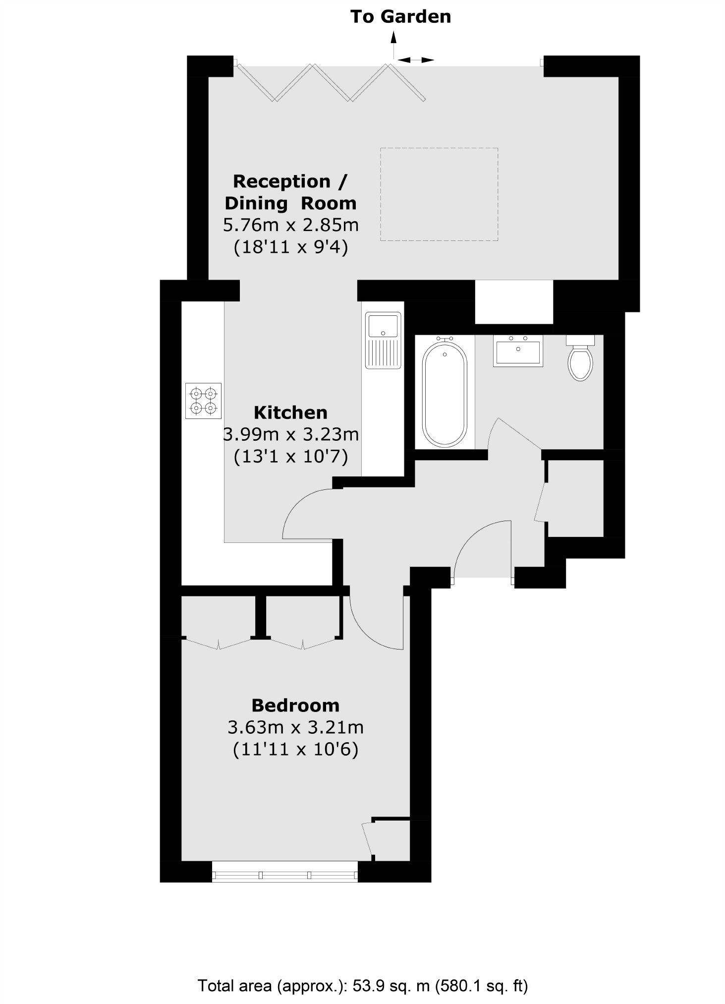 Glebe Side, Twickenham floorplan
