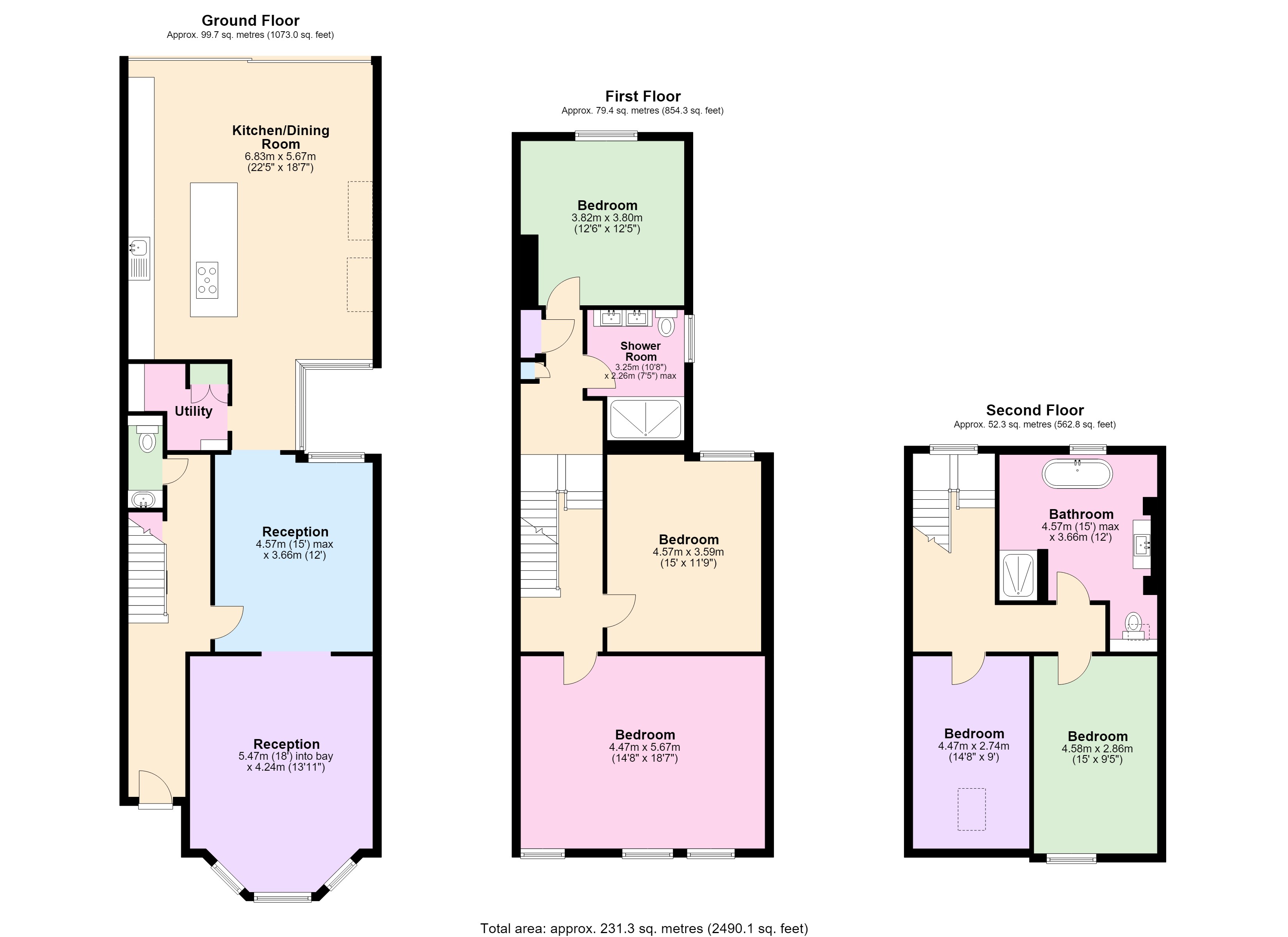 16, Cambridge Drive, Lee floorplan