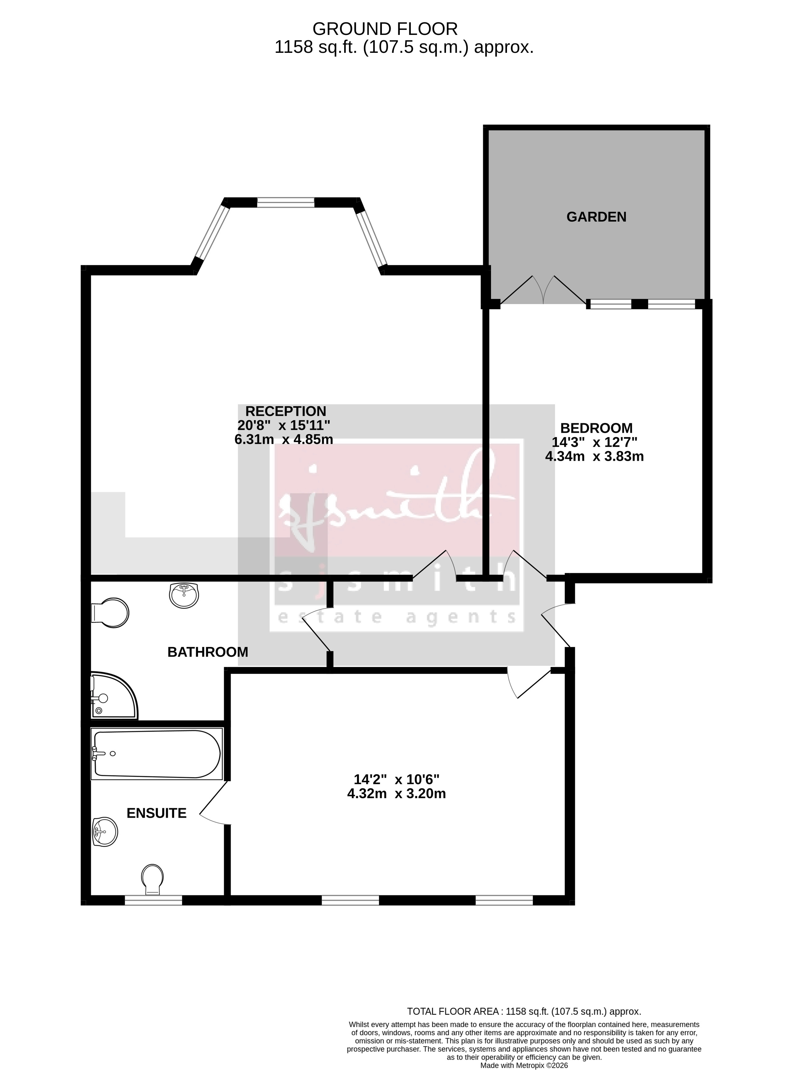 Flat 9, Wraysbury Hall, Ferry Lane, Staines-upon-Thames floorplan