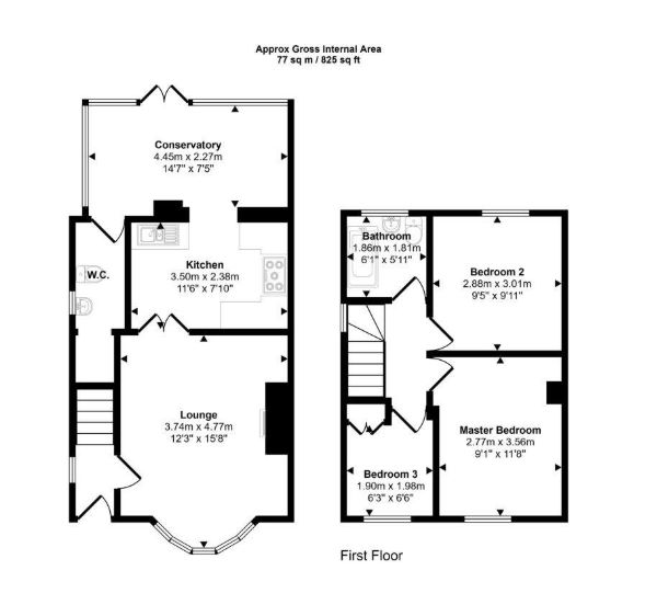37, Natland Road, Kendal floorplan