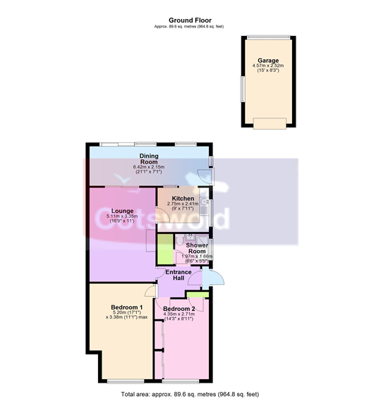 26, Nottingham Road, Cheltenham floorplan