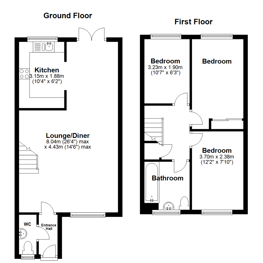 Kingswood Road, Nuneaton CV10, 3 bedroom terraced house to rent