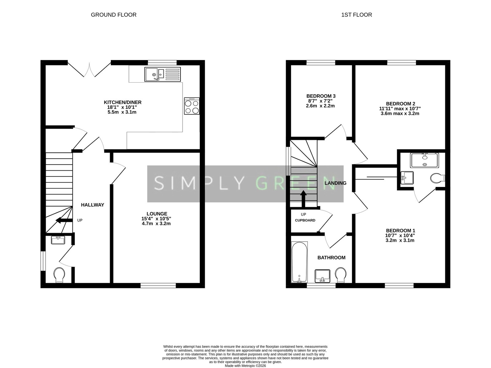 75, Barrow Vale, Newton Abbot floorplan