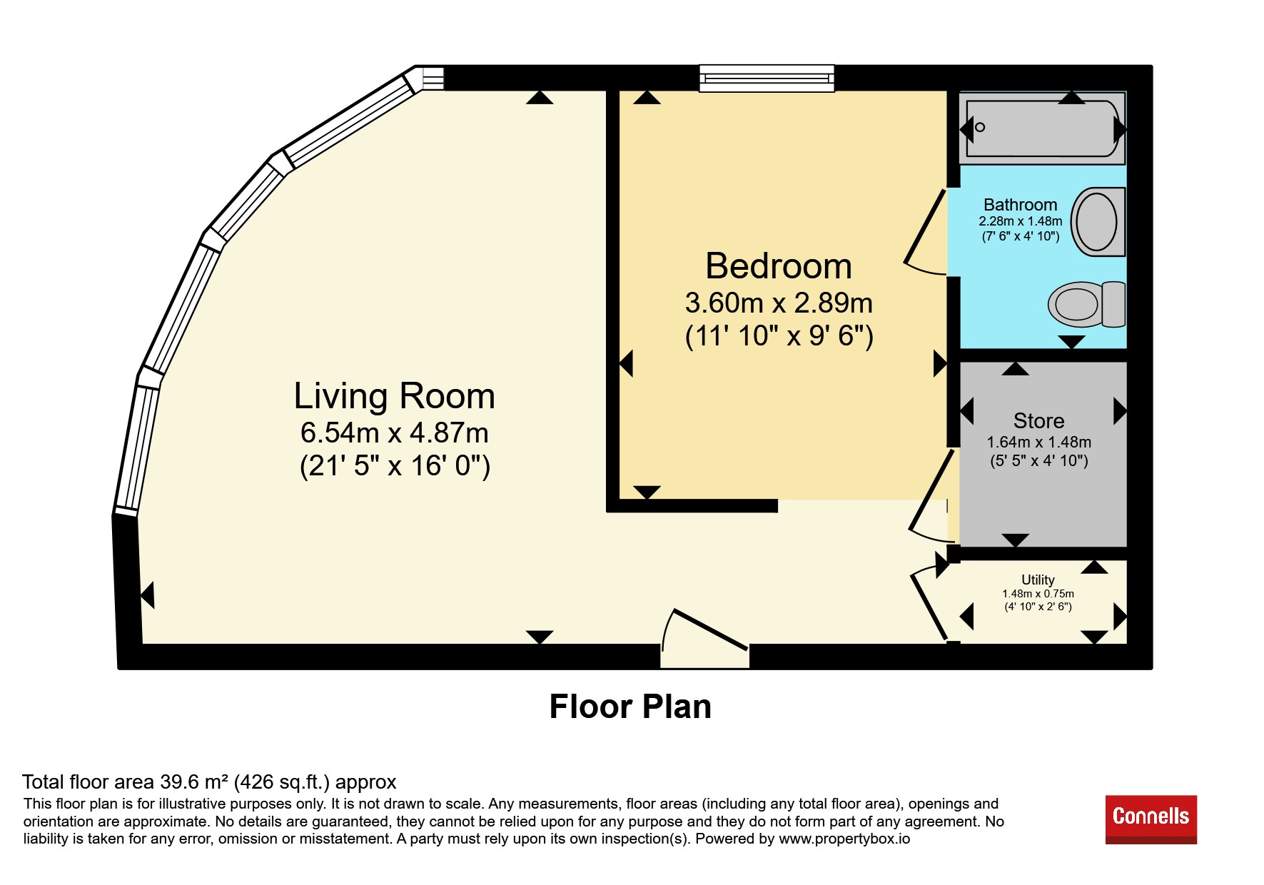 Apartment 424, Islington Gates, 110, Newhall Street, Birmingham floorplan