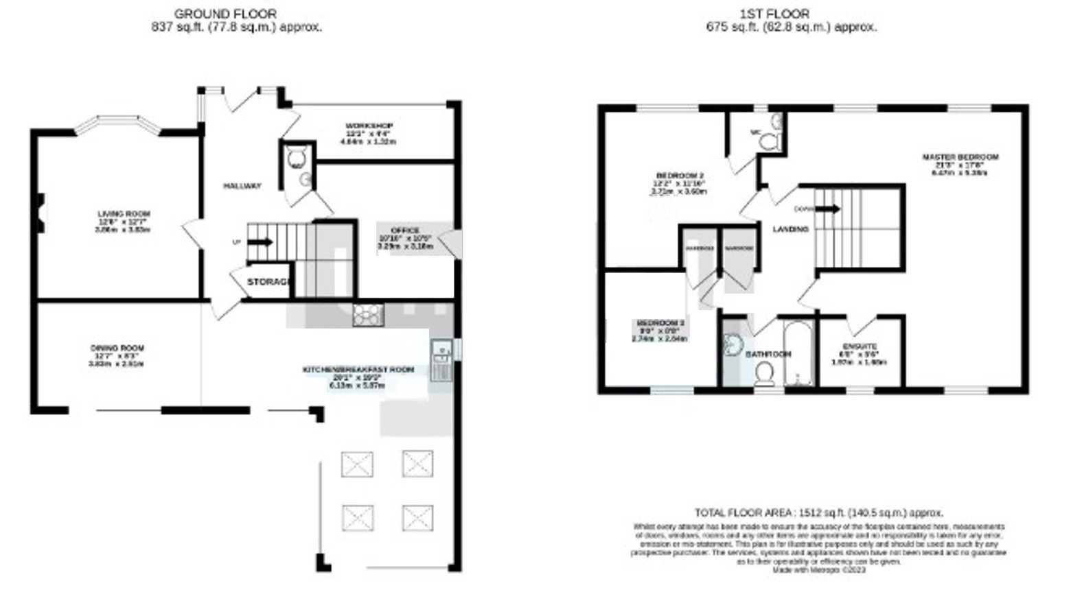 5, Gilpin Close, Dawlish floorplan