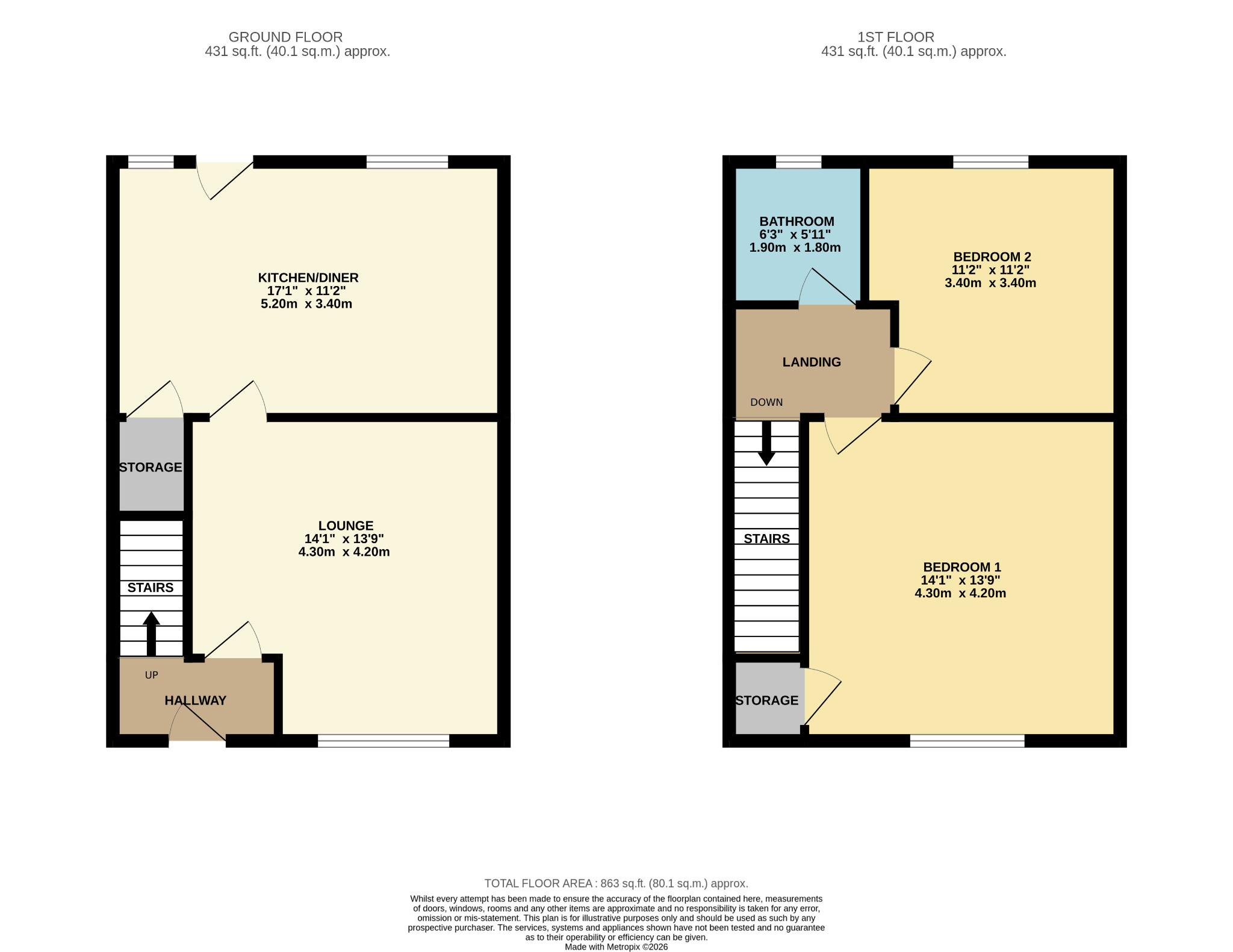 440, Mosspark Drive, Glasgow floorplan