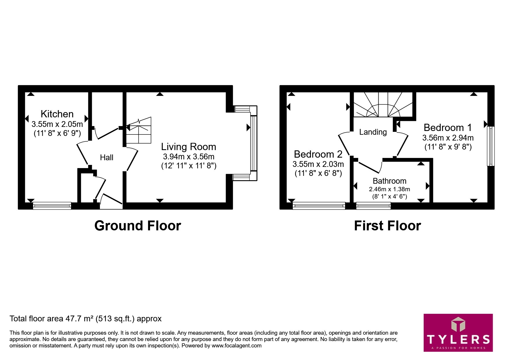277, The Rowans, Cambridge floorplan