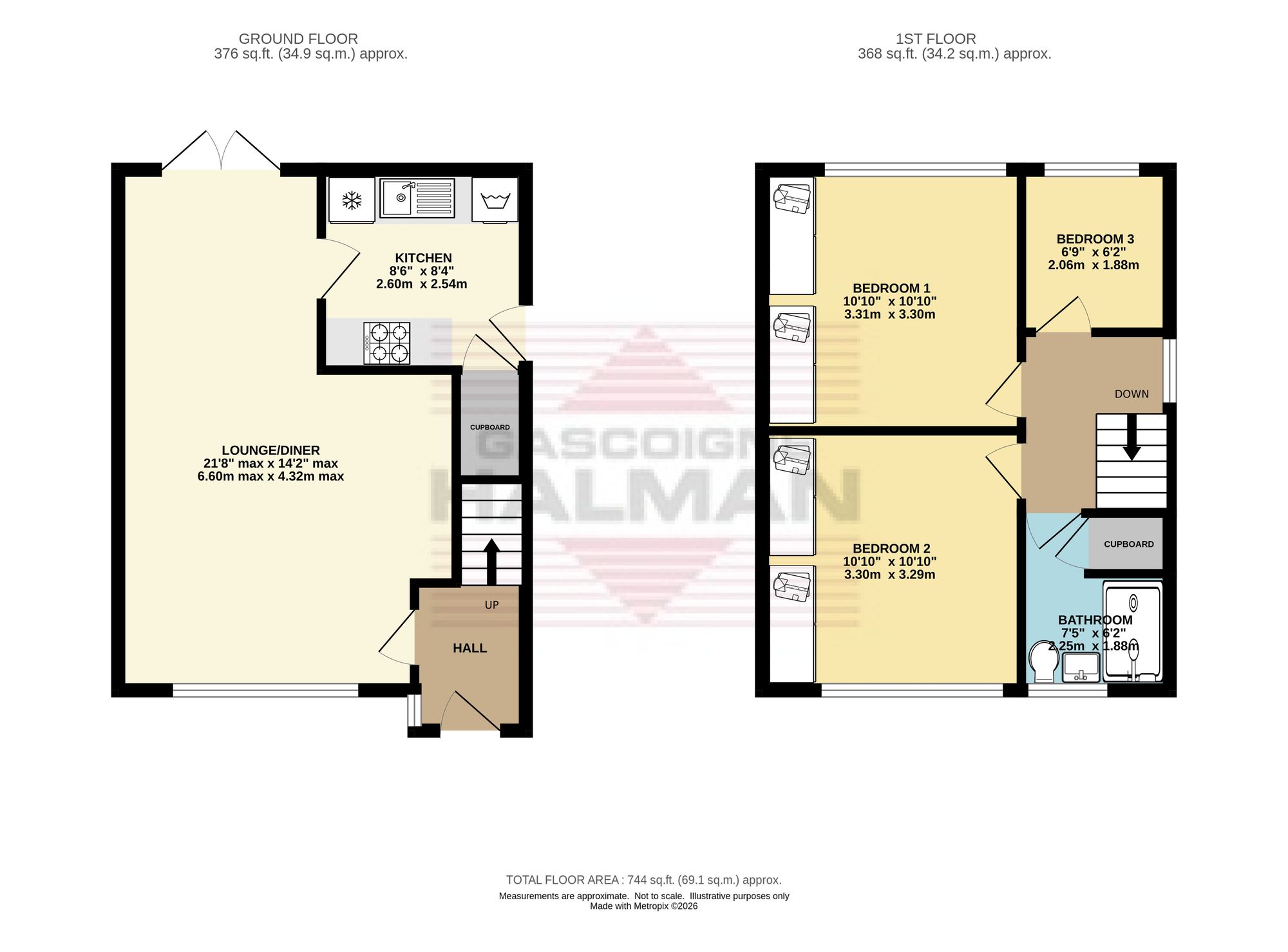 76 Rowton Grange Road, High Peak floorplan