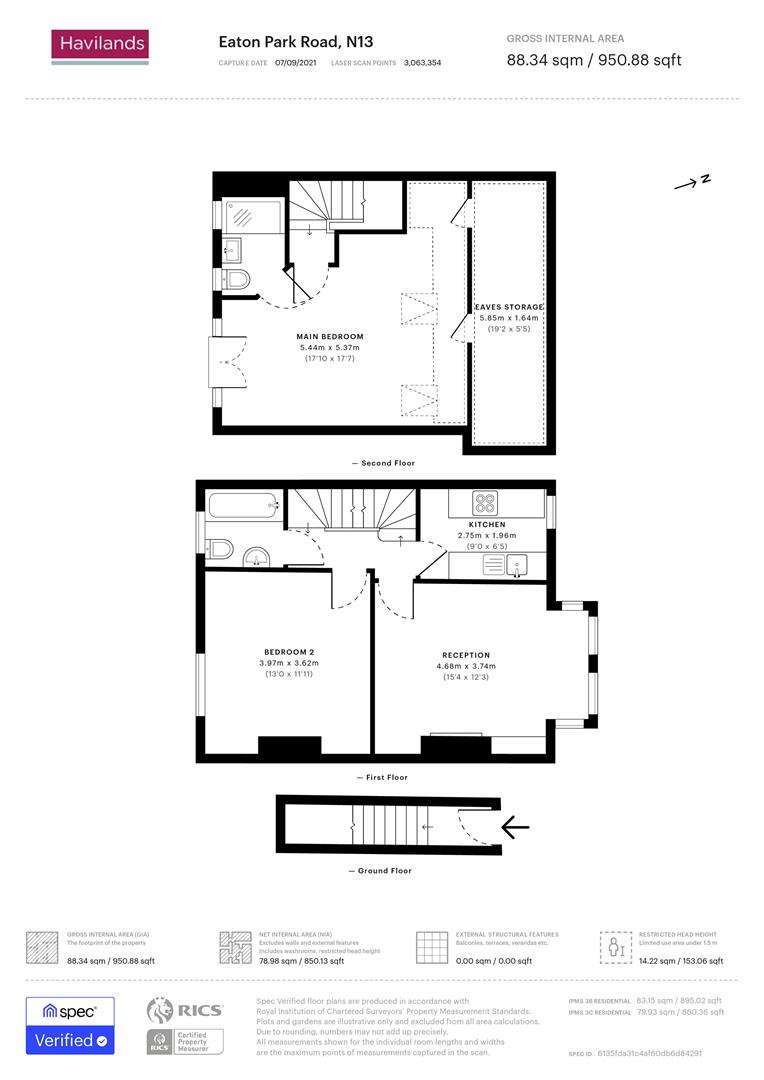 Eaton Park Road, London floorplan