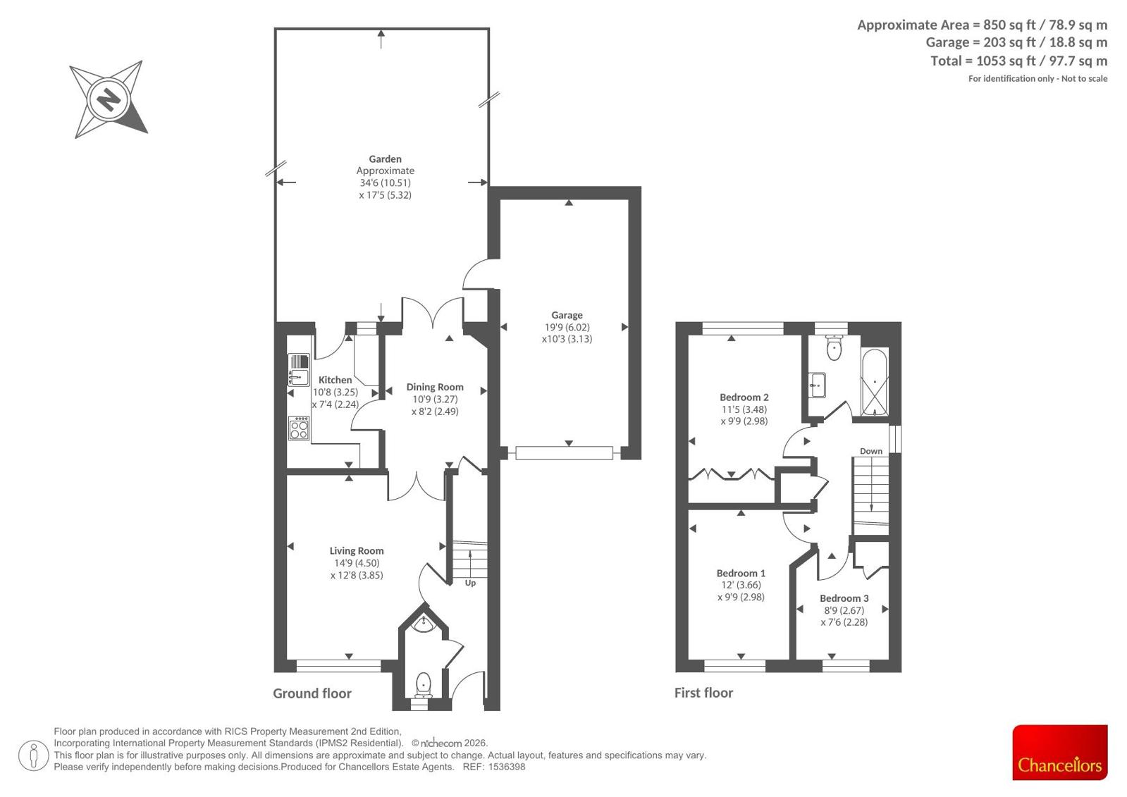 Julius Close, Hampshire floorplan