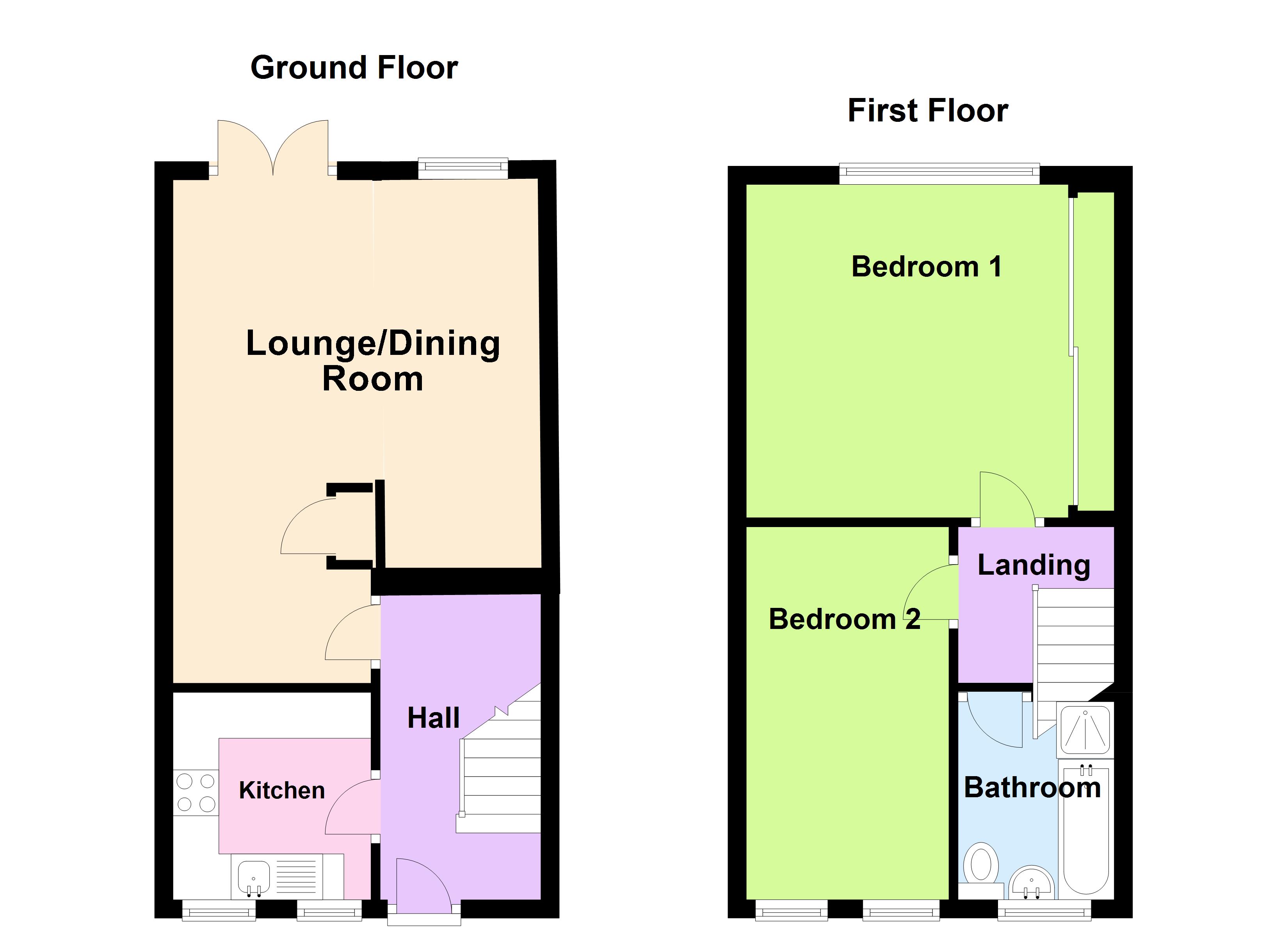 2 Bedrooms Town house for sale in Rothwell Court, Leyland PR25