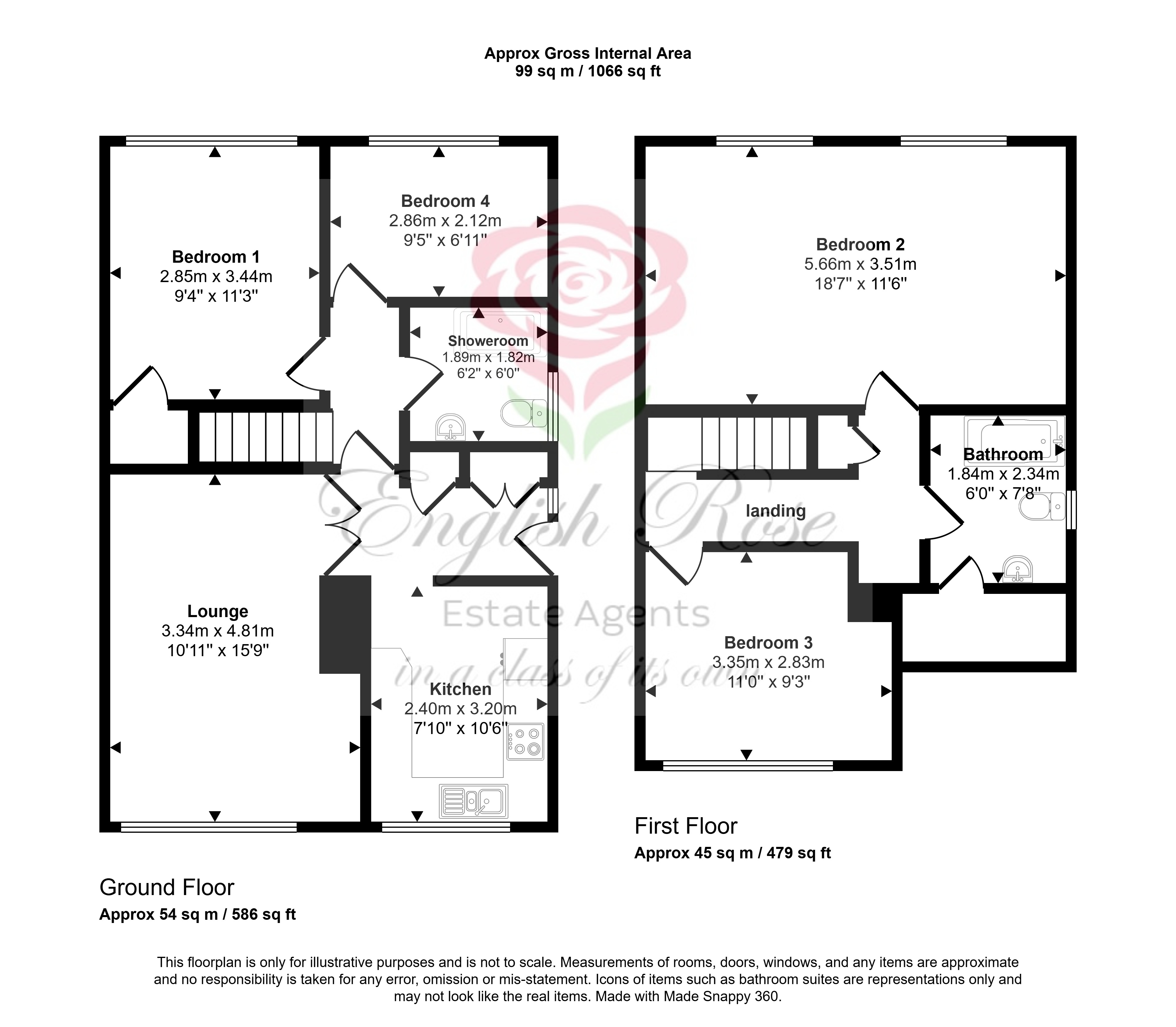 30, Deansgate, Pleasley floorplan