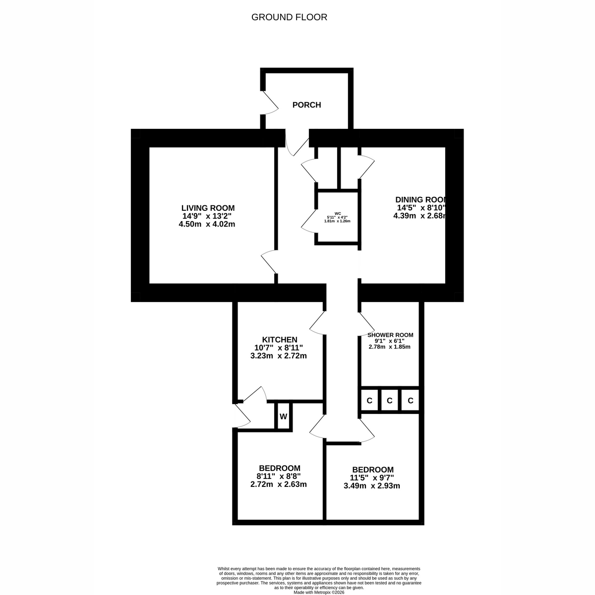 Corner Cottage, Church Street, Fochabers floorplan