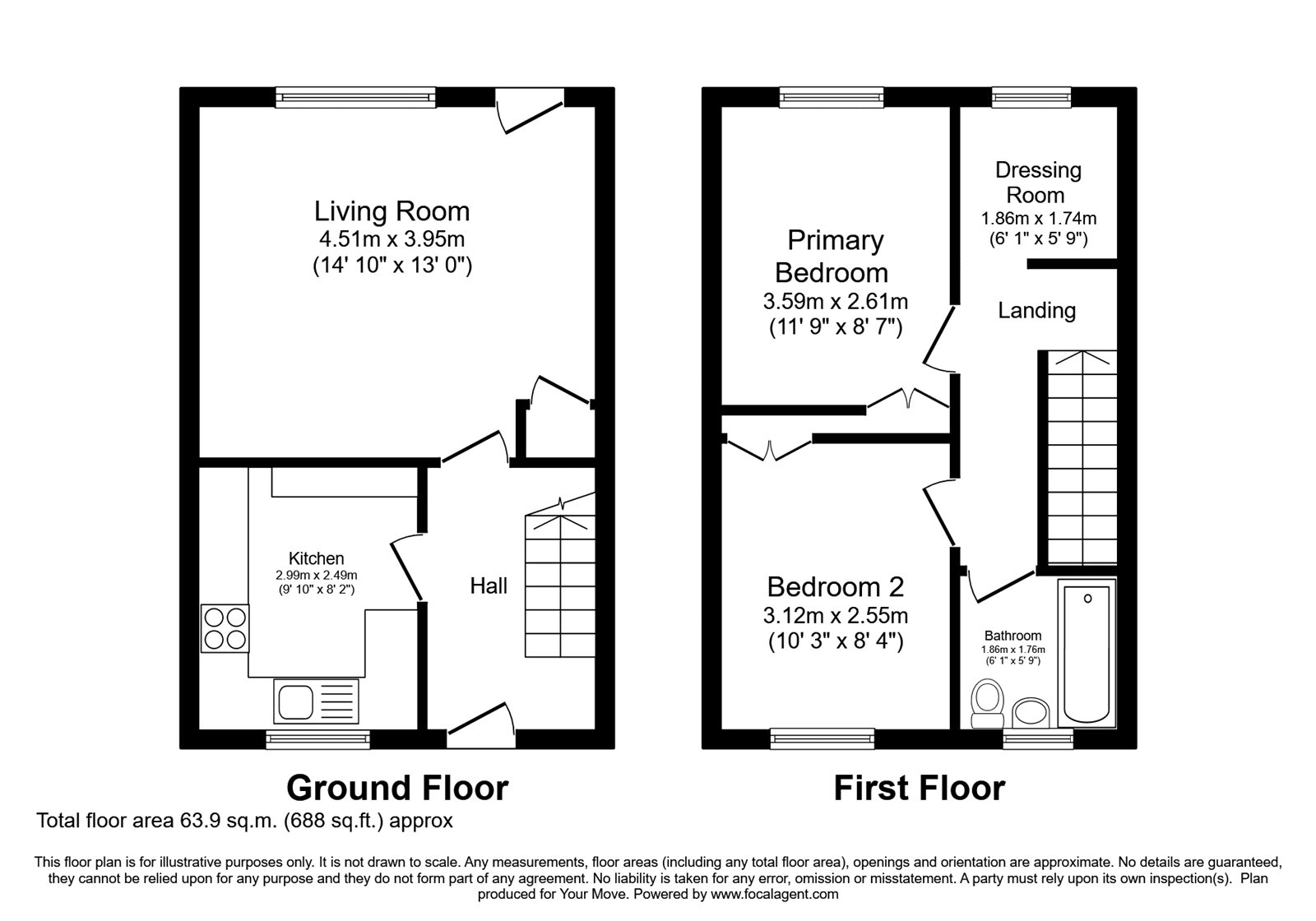 27, Eden Place, Cumbria floorplan