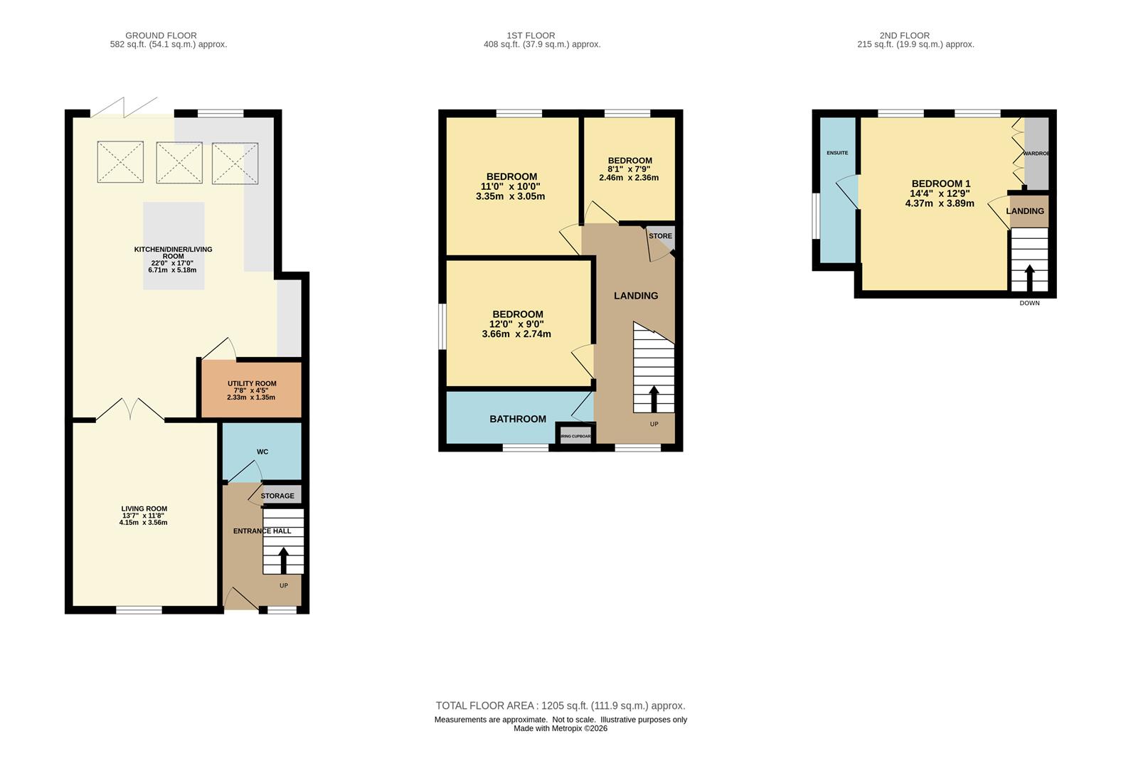 43, Newlands Drive, Wilmslow floorplan