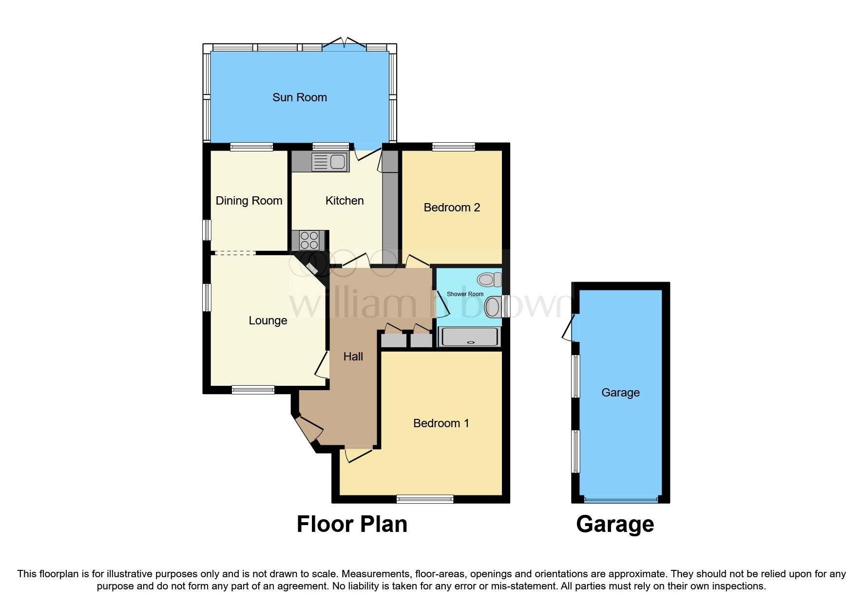 Gunton Drive, Lowestoft NR32, 2 bedroom detached house for sale