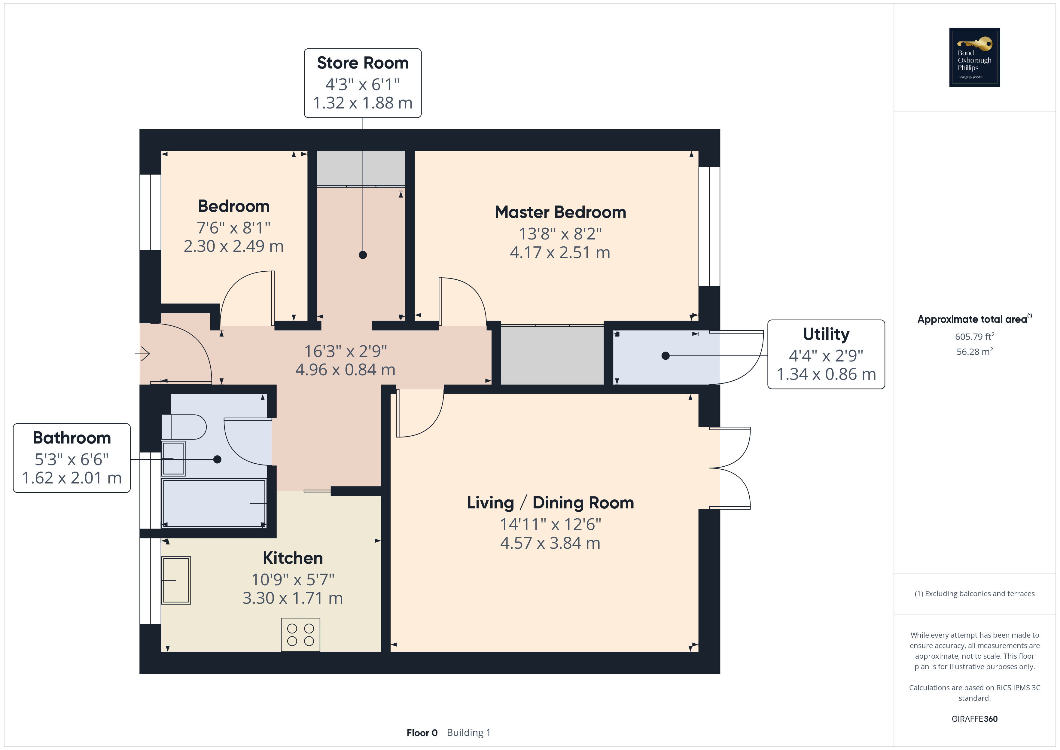 35, Whitehall, Bodmin floorplan