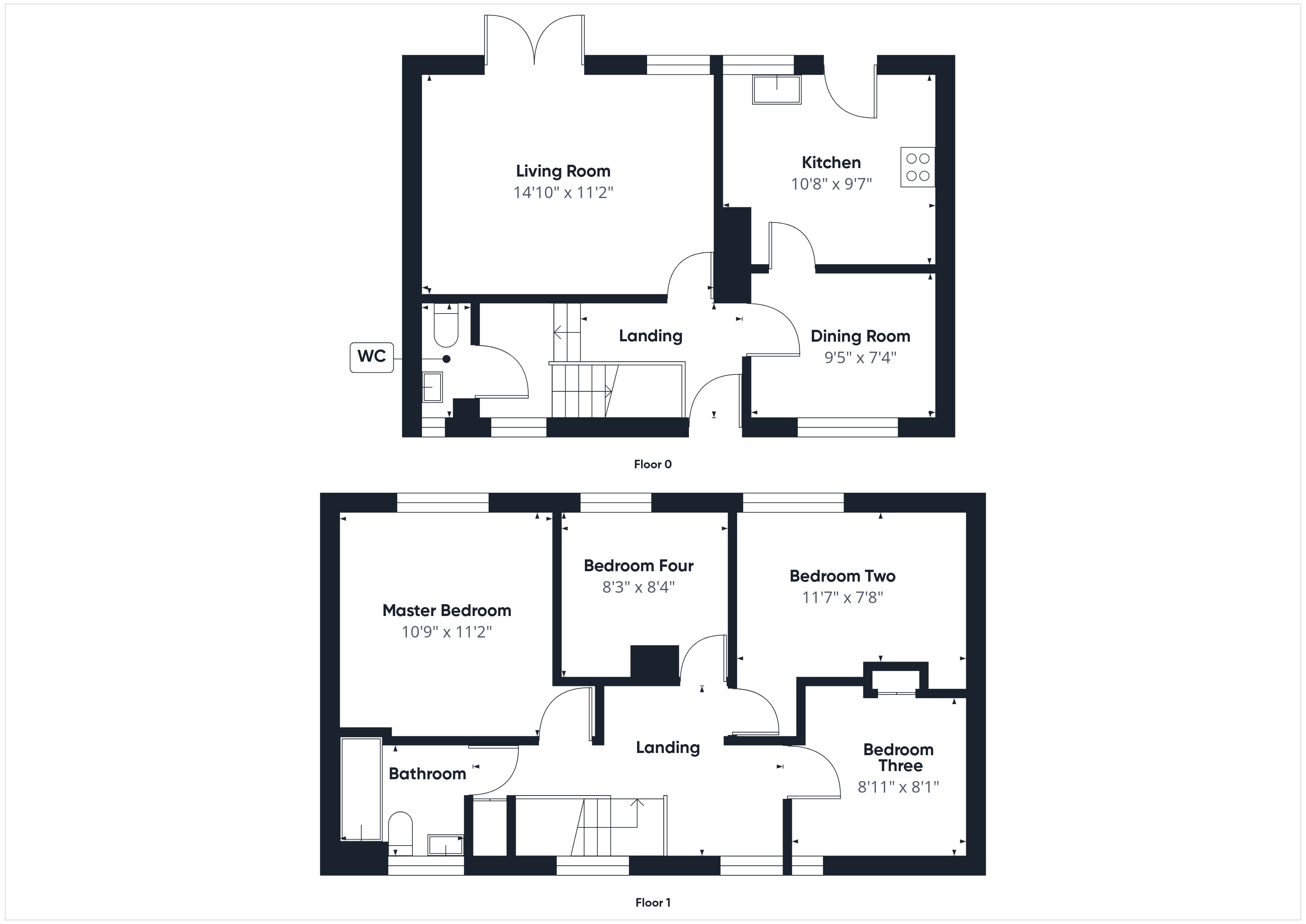 21, Lye Copse Avenue, Farnborough floorplan