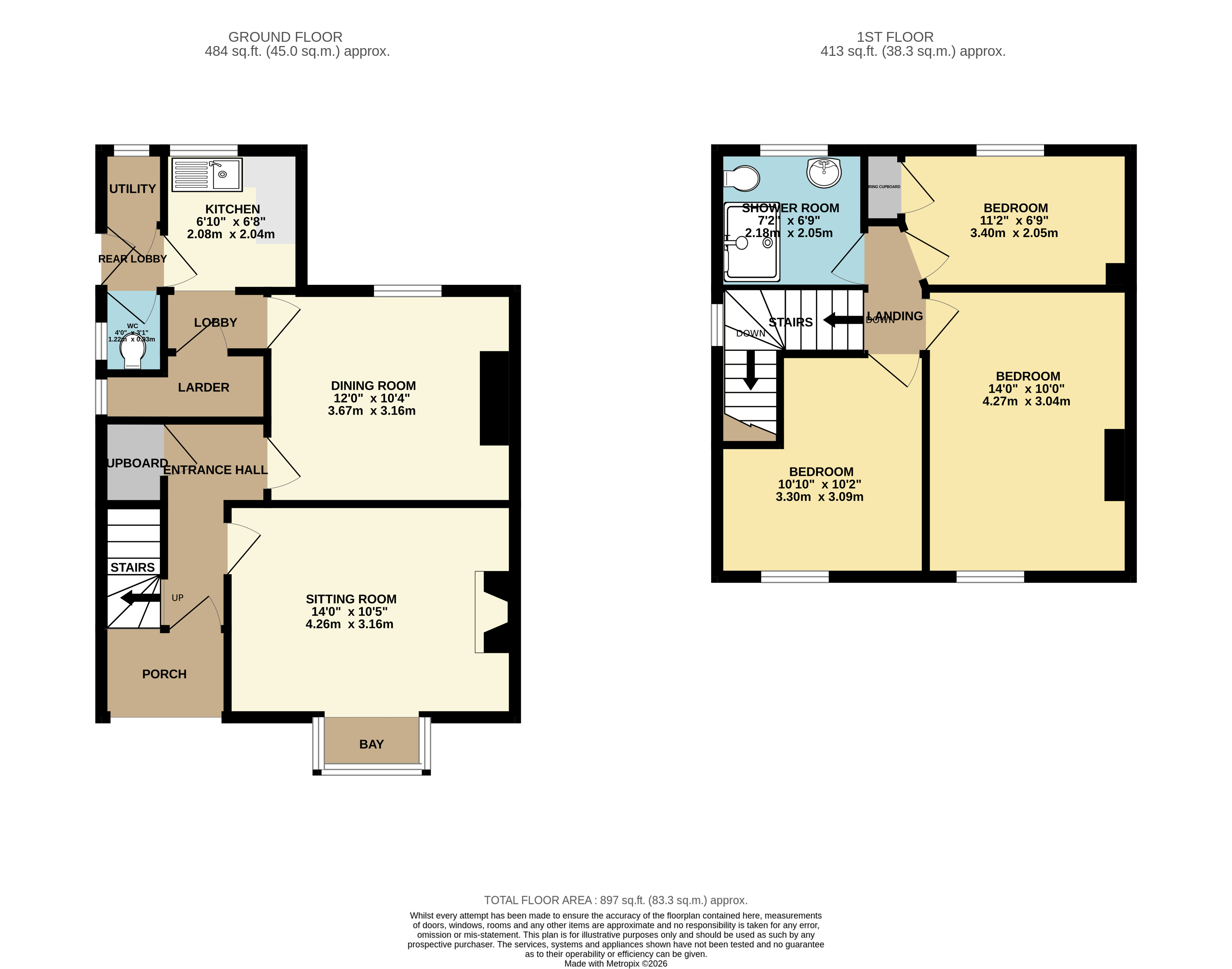 21, Greenway Park, Fakenham floorplan