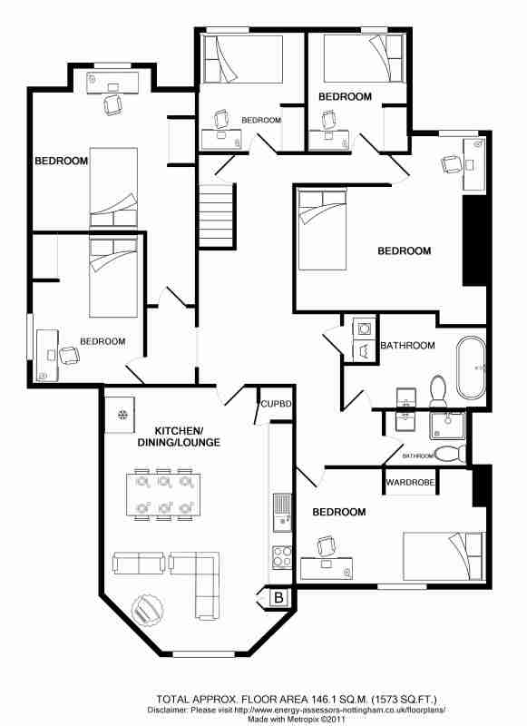 17, Ladybarn Road, Manchester floorplan