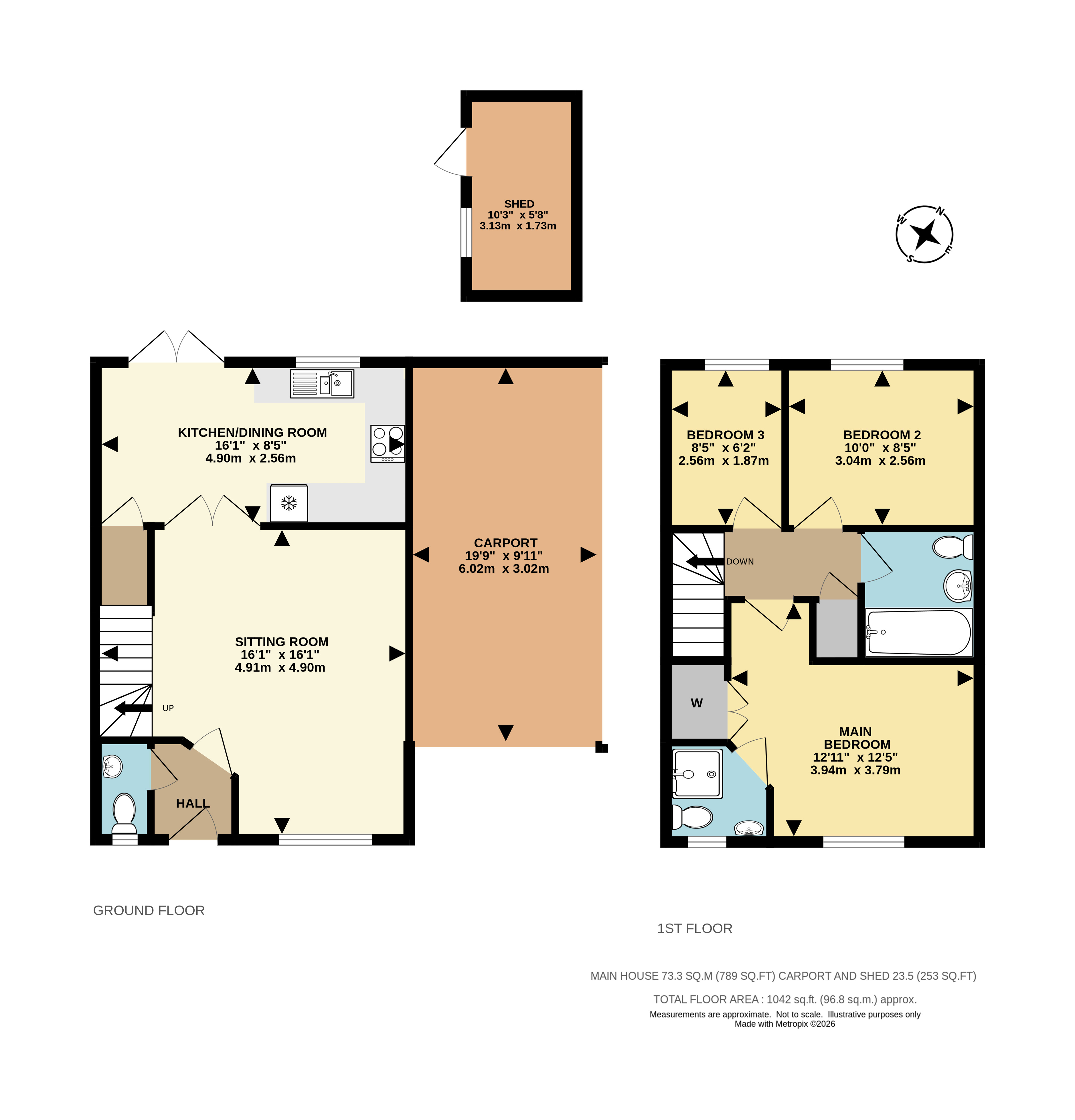Rathbone Crescent, Horley floorplan