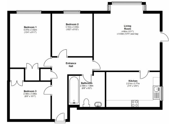5, Richmond House, Swanage floorplan